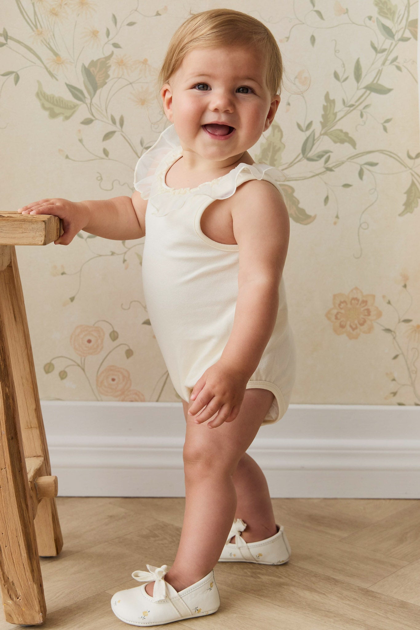 Jamie Kay Adalyn Playsuit - Parchment