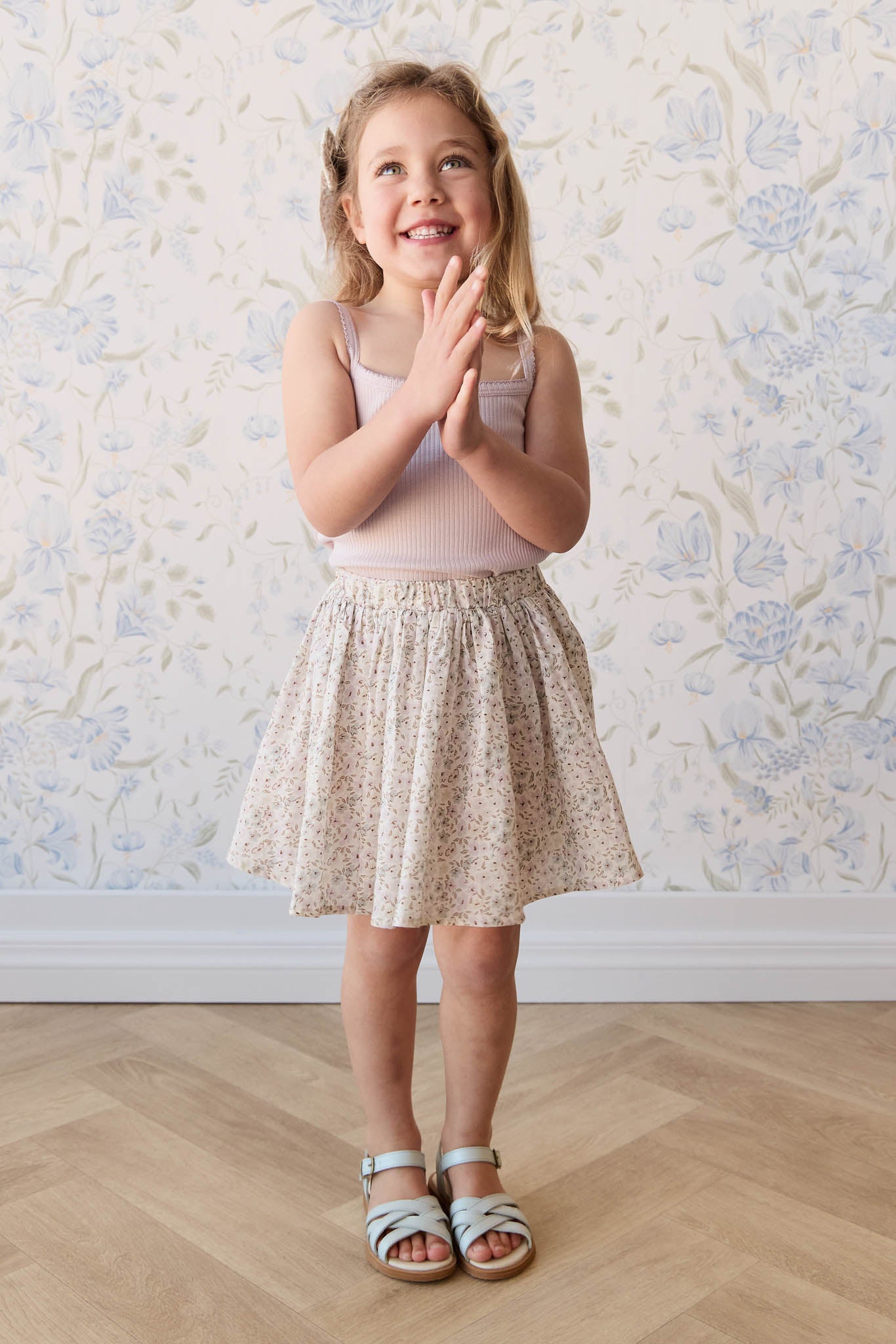 Jamie Kay Organic Cotton Melanie Skirt - Fifi Violet