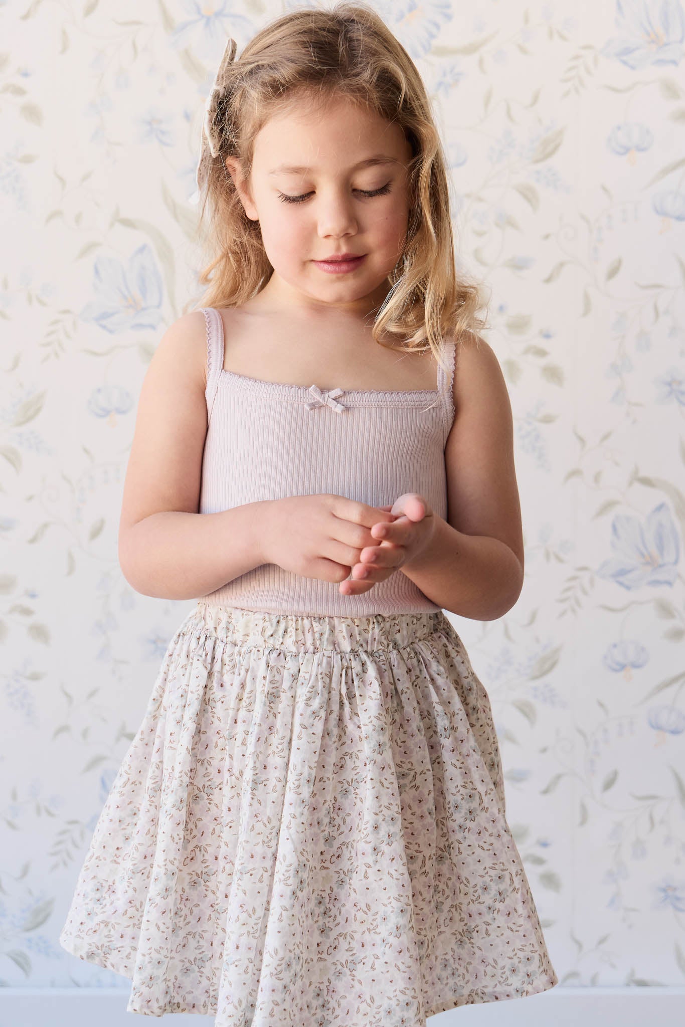 Jamie Kay Organic Cotton Modal Singlet - Violet Tint Marle