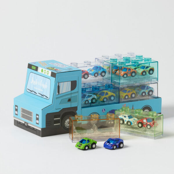 Jiggle and Giggle Veloce Vehicles Pullback Toy Cars 2pk