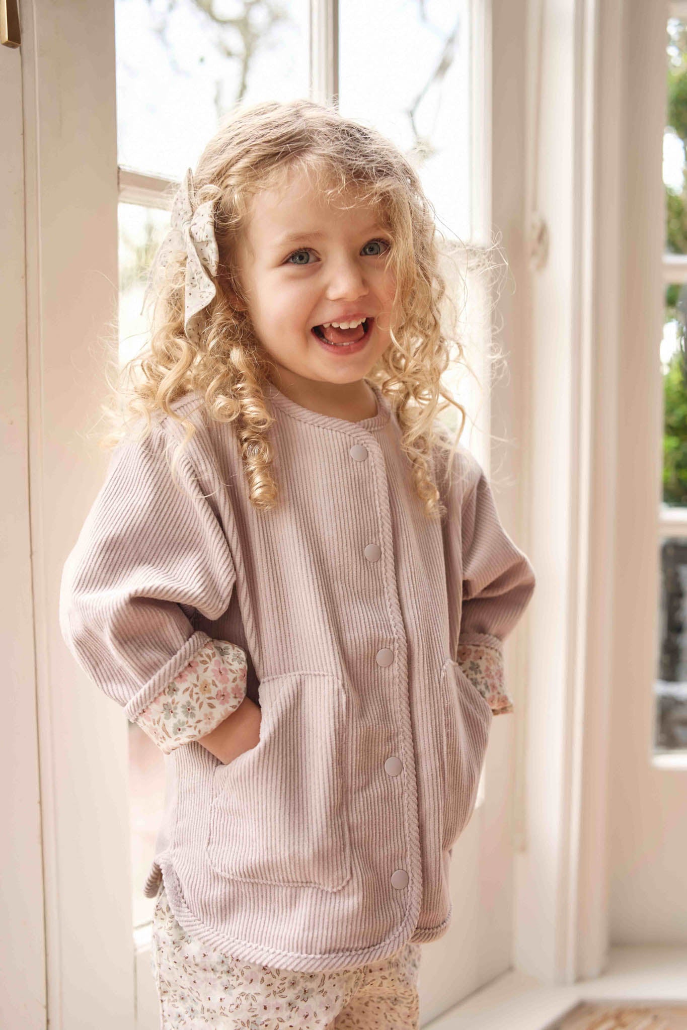 Jamie Kay Esther Coduroy Jacket - Violet Tint/fifi Violet