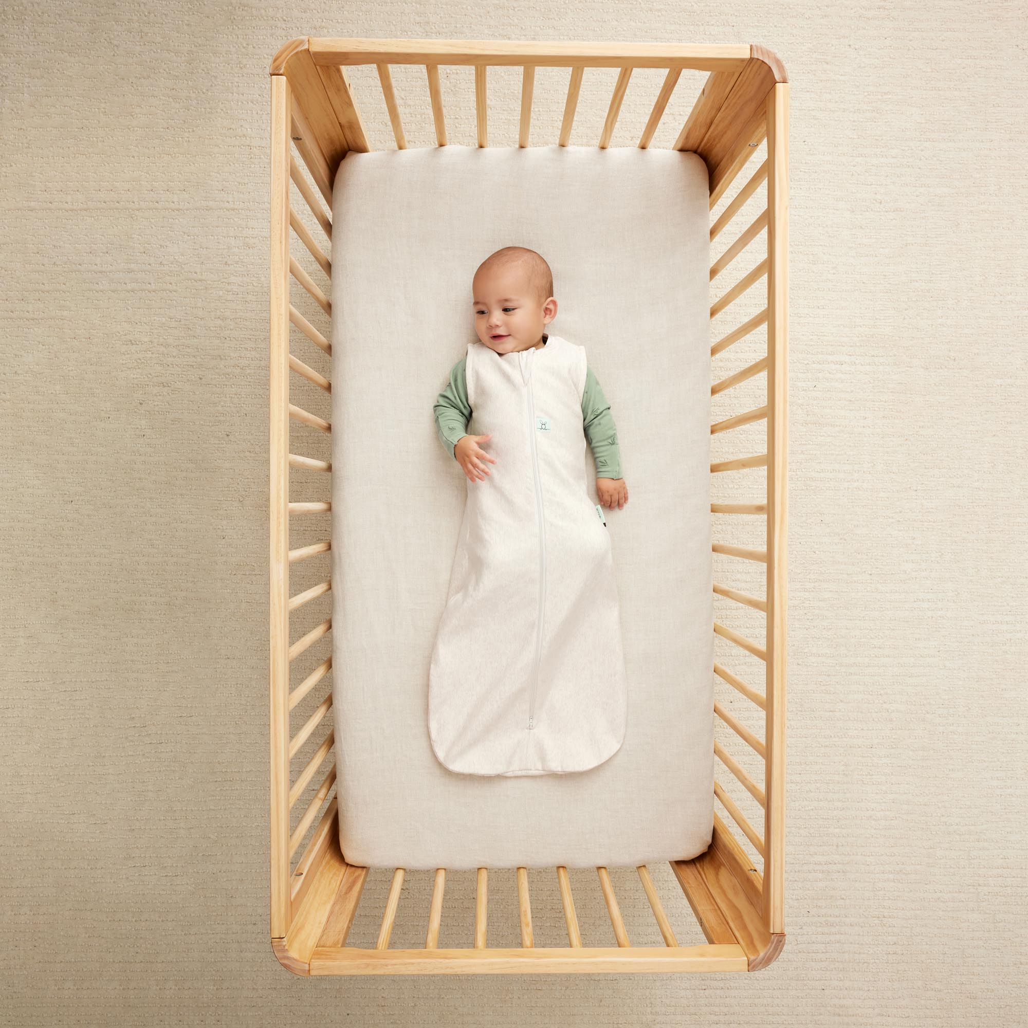 Ergopouch Jersey Sleeping Bag 1.0 Tog Oatmeal Marle