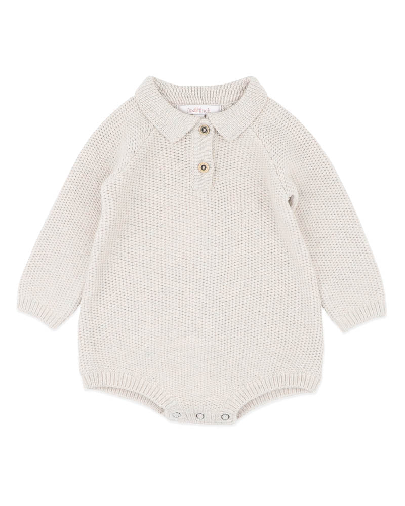 Bebe Jake Knitted Organic Bodysuit