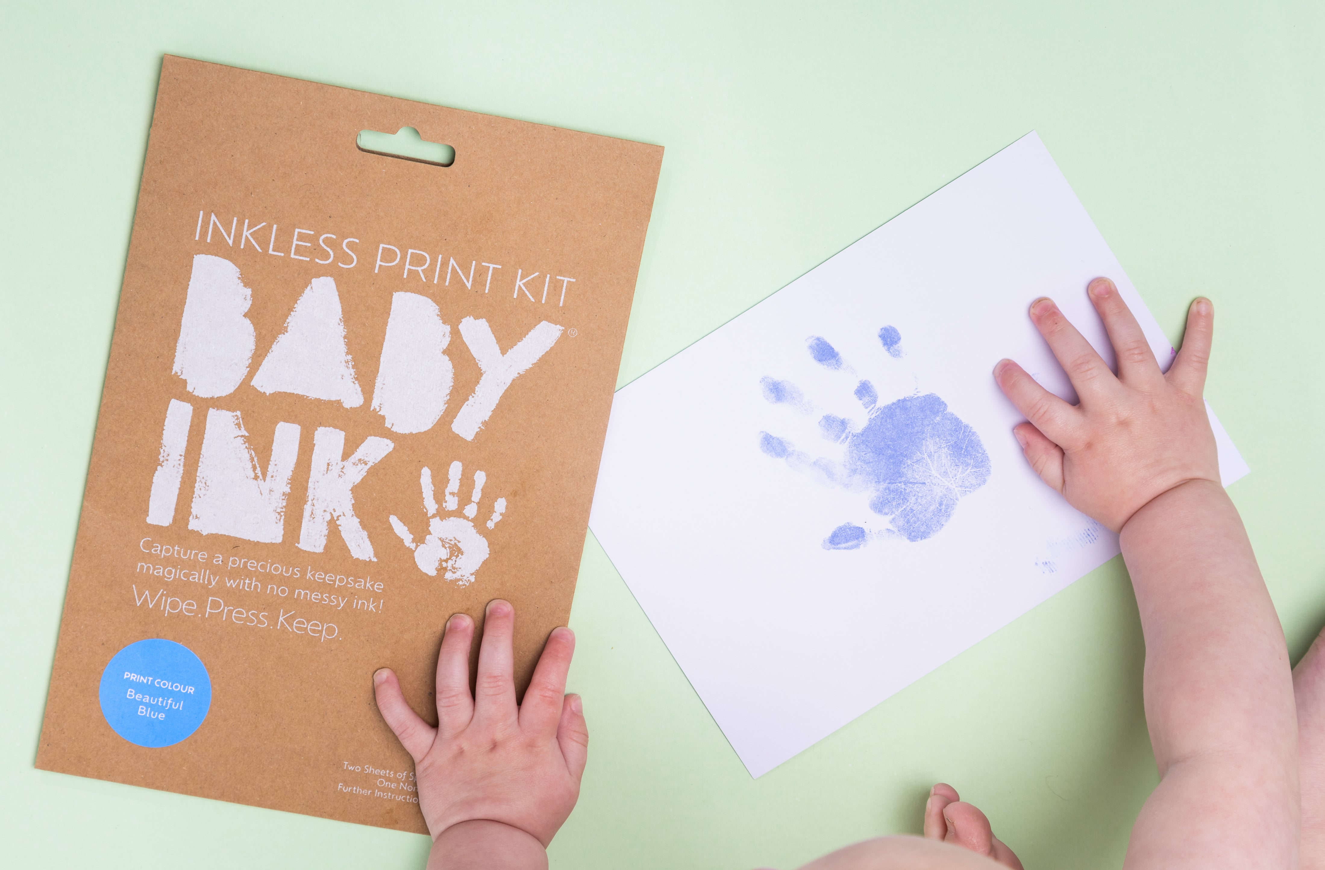 BABYink Inkless Print Kit Beautiful Blue