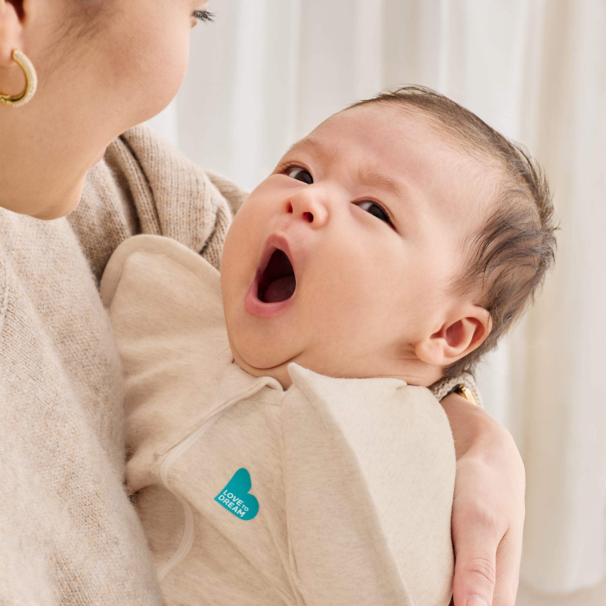 Love to Dream Swaddle Up 1.0 tog Stretch Cotton - Oatmeal