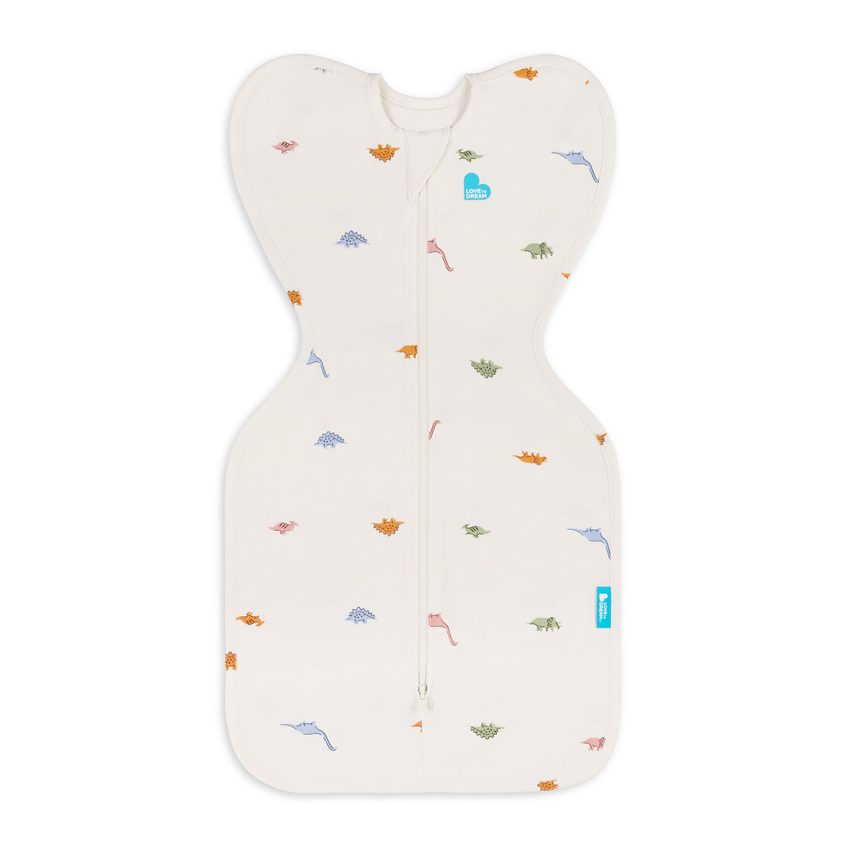 Love to Dream Swaddle Up 1.0 tog Cotton Cream Dino Snore