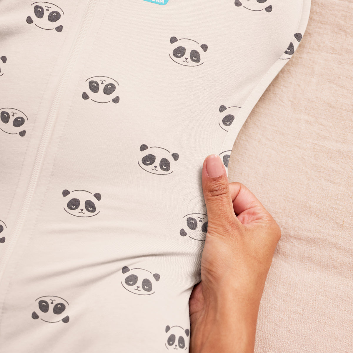 Love to Dream Swaddle Up 1.0 tog Cotton Cream Sleepy Pandas