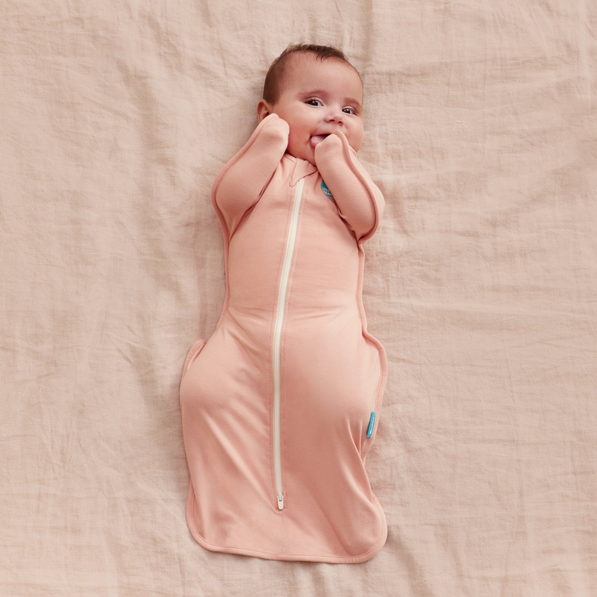 Love to Dream Swaddle Up 0.2 tog Stretch Cotton Blush