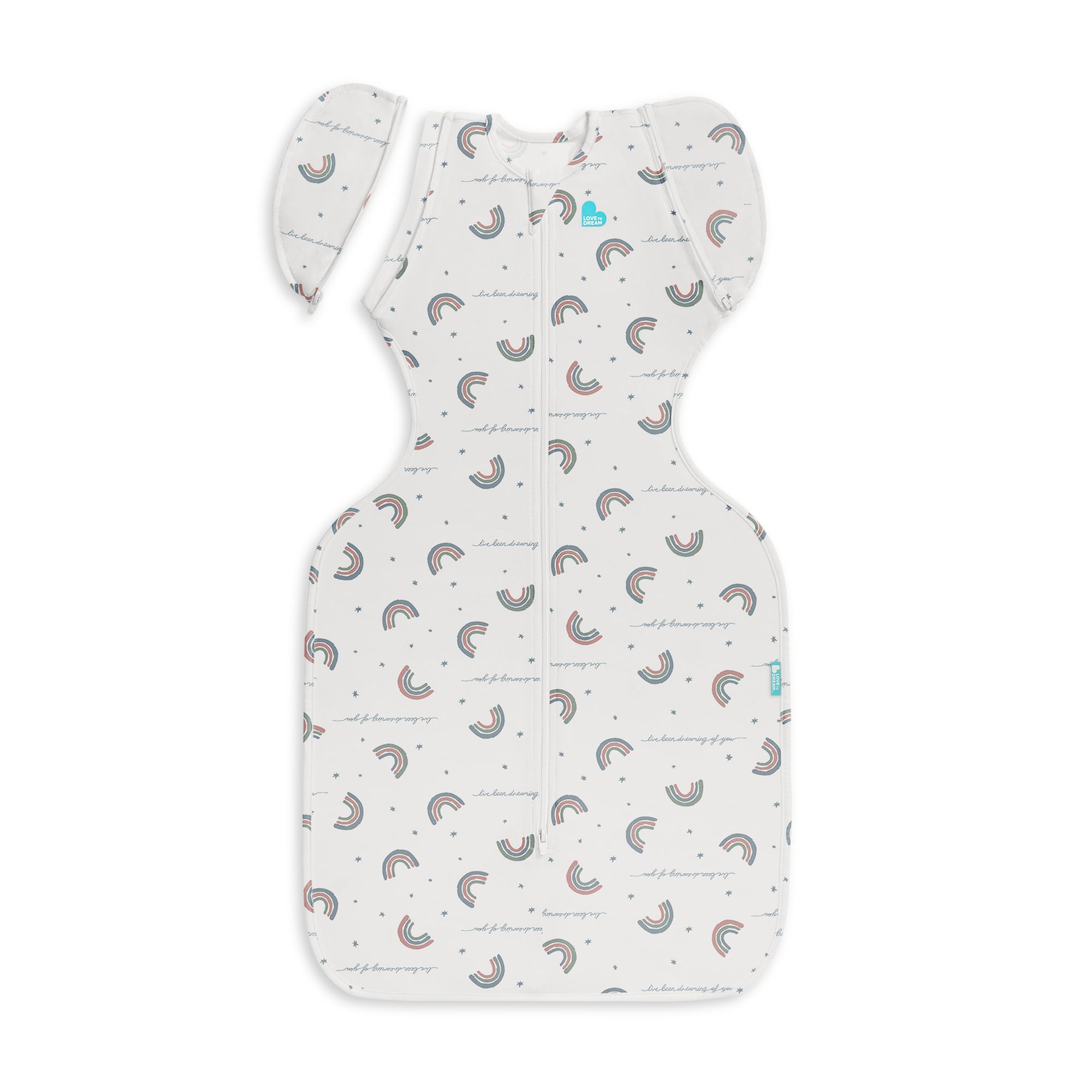 Love to Dream Transition Bag 1.0 tog Stretch Cotton Rainbow Dream