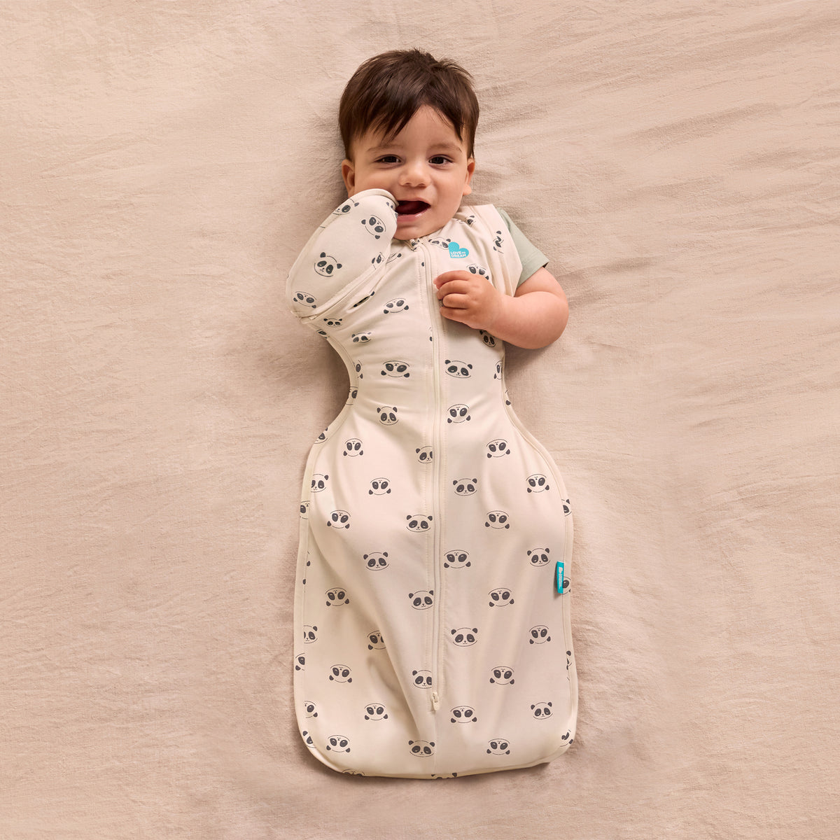 Love To Dream Transition Bag 1.0 tog Cotton Cream Sleepy Pandas