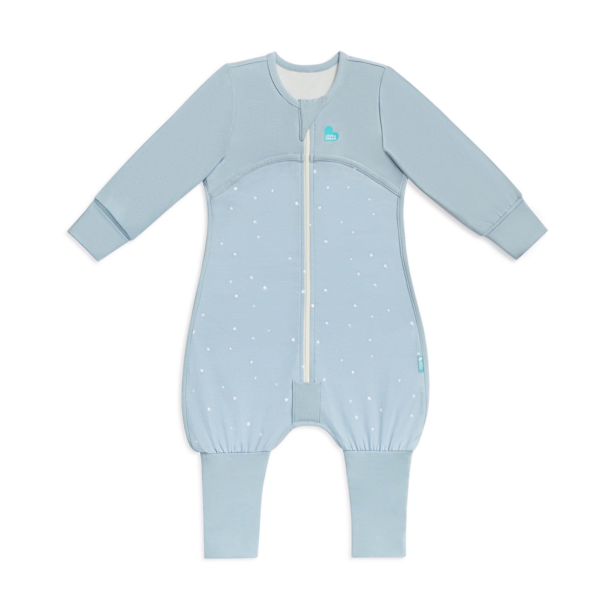 Love to Dream Sleep Suit 1.0 tog Stretch Cotton Twinkle Powder Blue