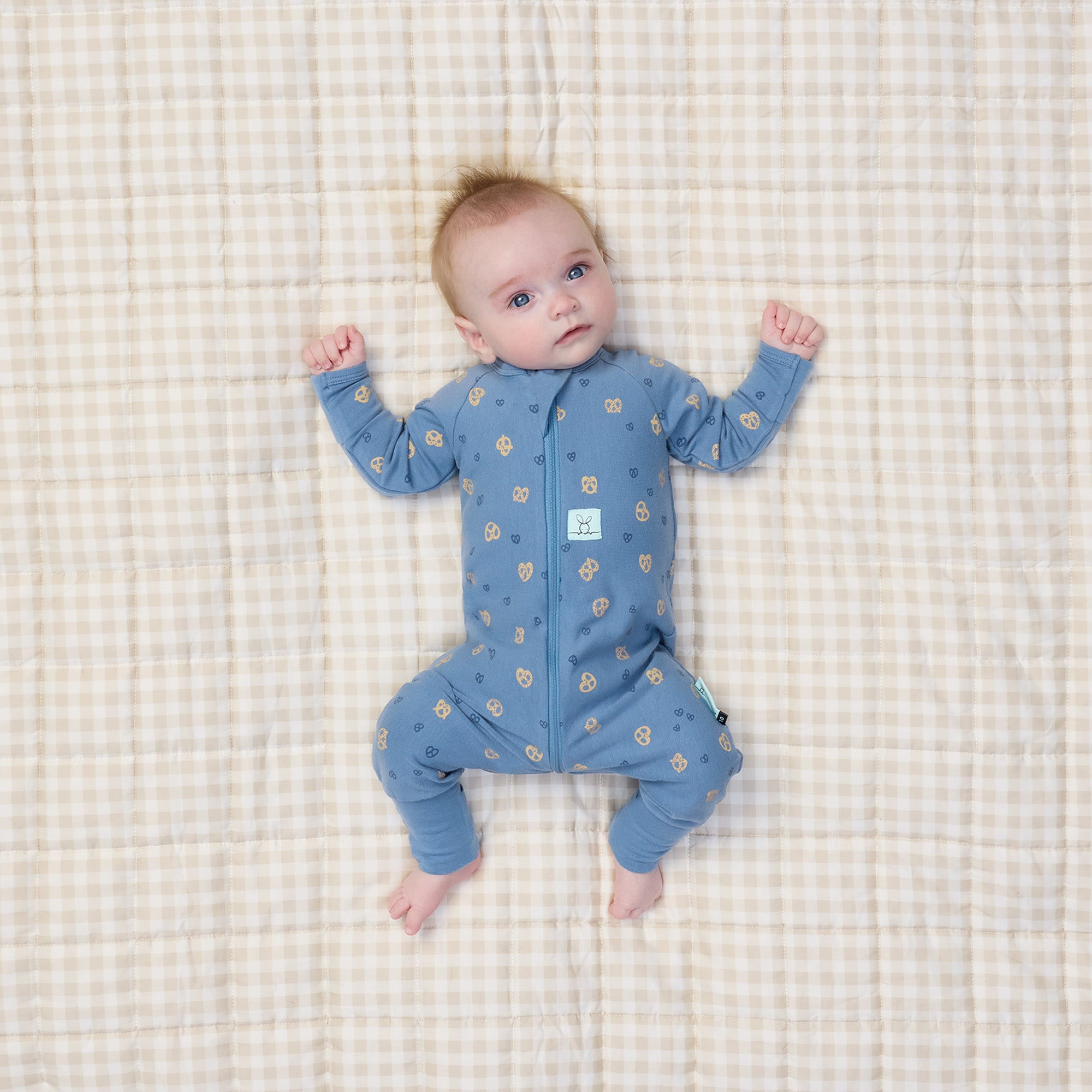 Ergopouch Long Sleeve Layer 1.0 Tog - Petite Pretzel