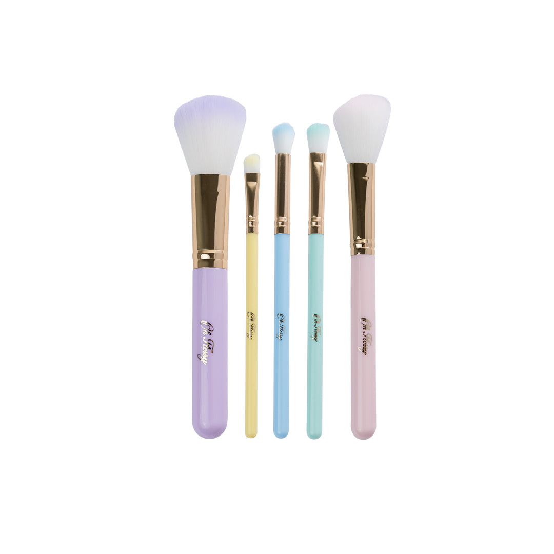 Oh Flossy Rainbow Brush Make Up Set