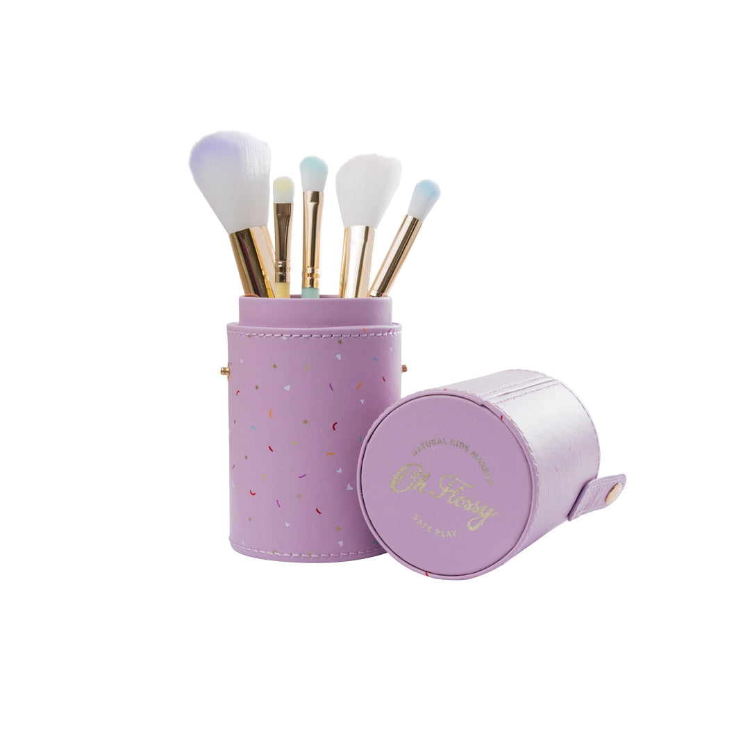 Oh Flossy Rainbow Brush Make Up Set