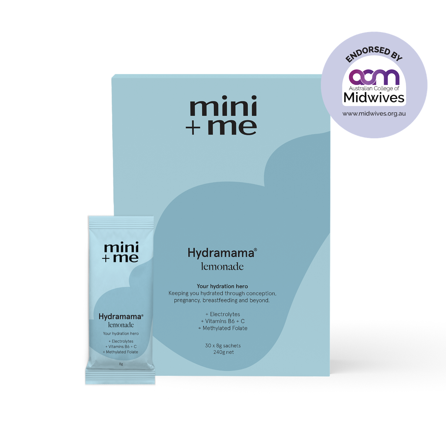 Hydramama Mini and Me Hydration Powder Lemonade