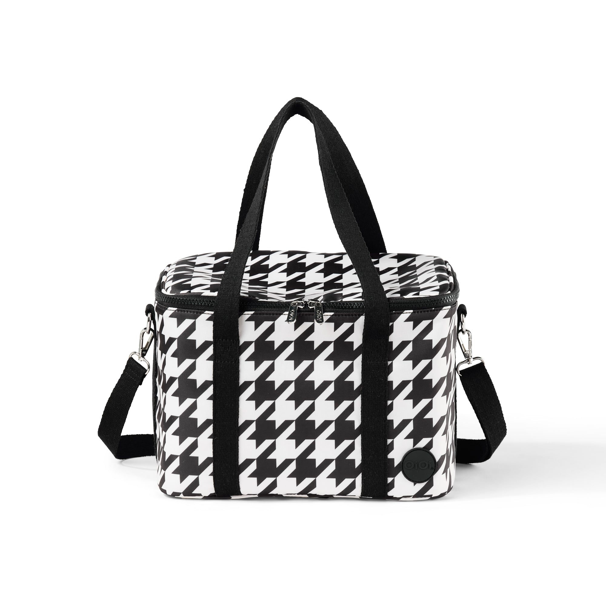 Oioi Maxi Insulated Lunch Bag - Houndstooth