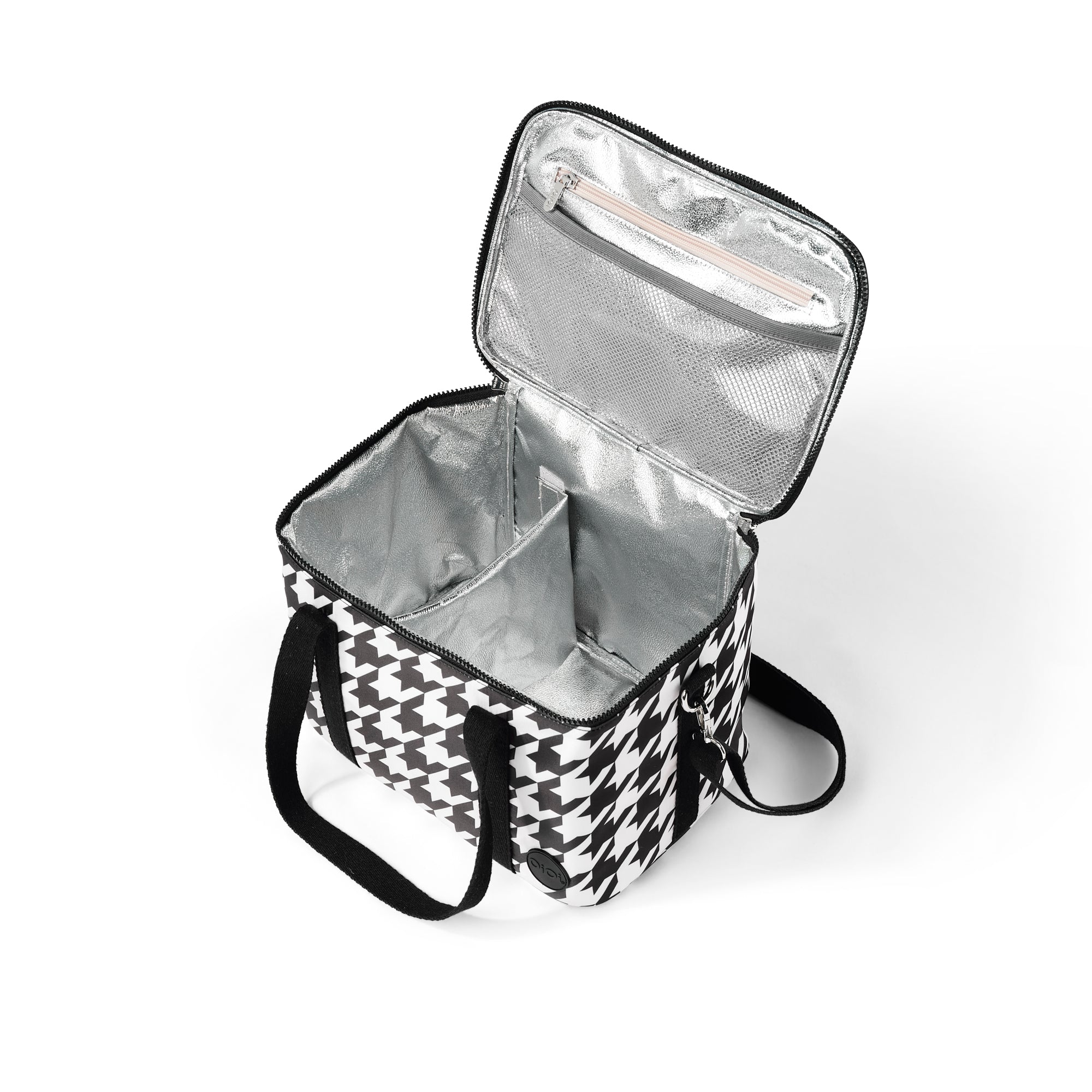 Oioi Maxi Insulated Lunch Bag - Houndstooth