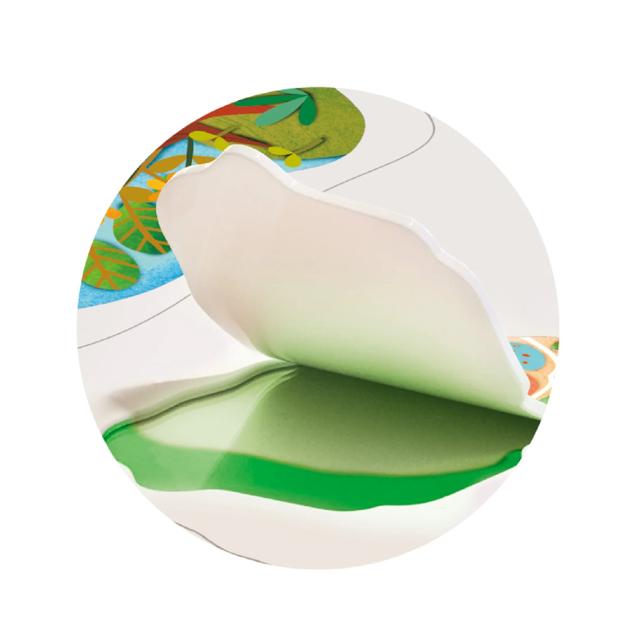 mierEdu Jelly Stickers Wild Animals