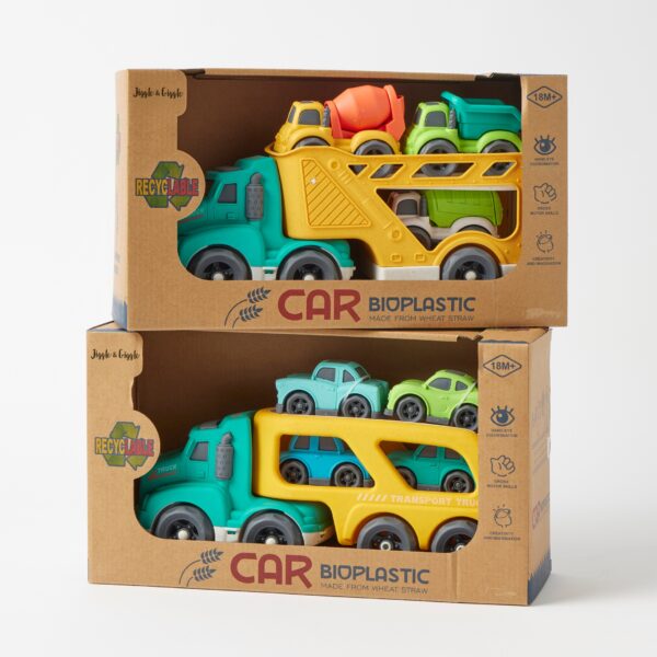 Jiggle & Giggle BioPlastic Vehicle Carrier Set