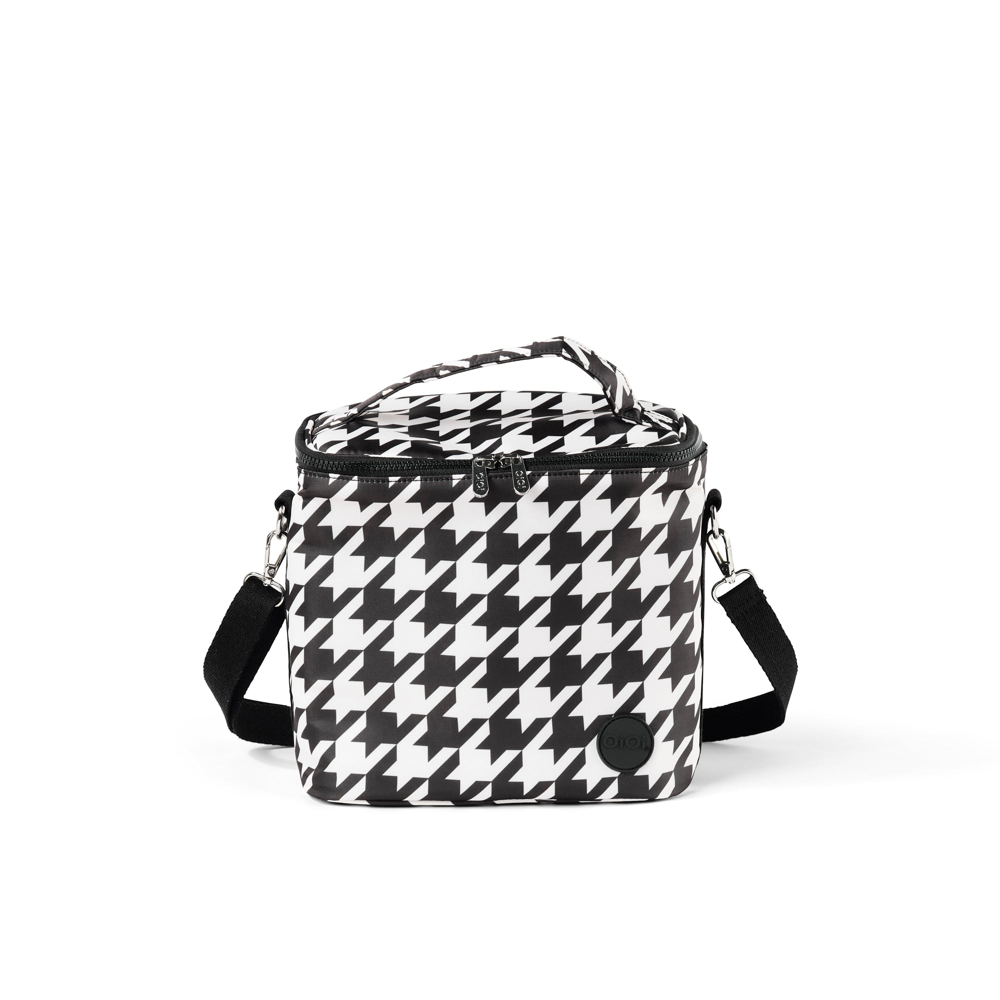 Oioi Midi Insulated Lunch Bag - Houndstooth