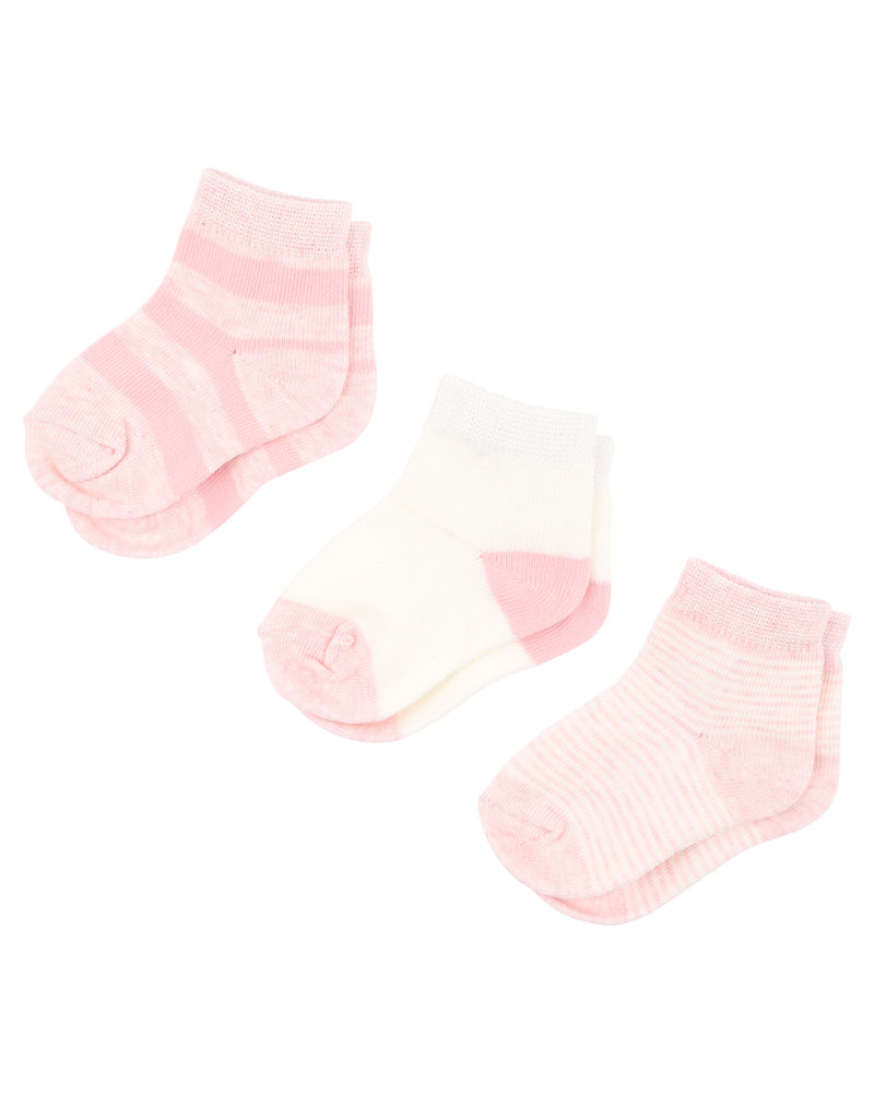 Minihaha Socks Pink Multi 3 Pack