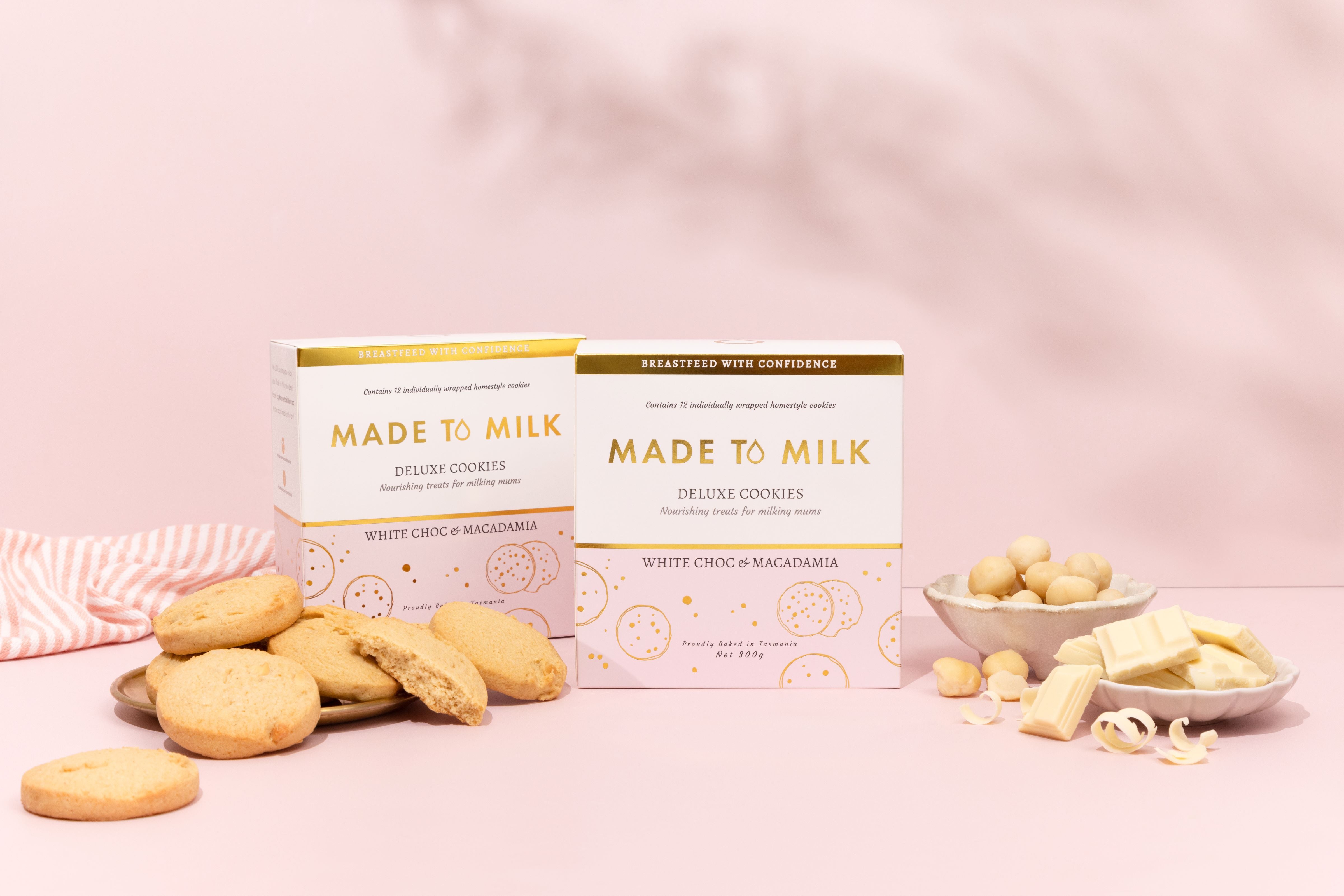Made to Milk White Choc & Macadamia Lactation Cookie - New & Improved Recipe