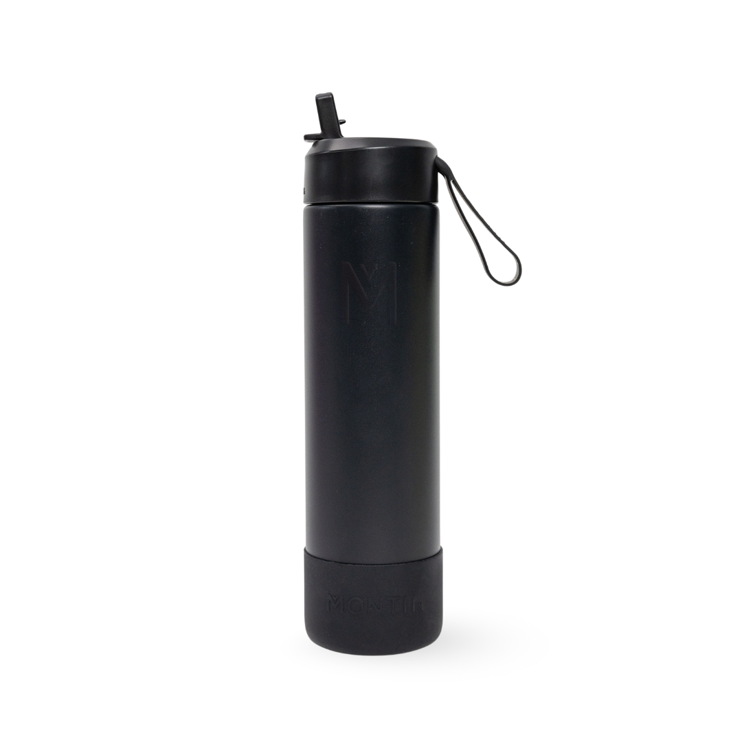 MontiiCo 700ml Drink Bottle Sipper - Midnight