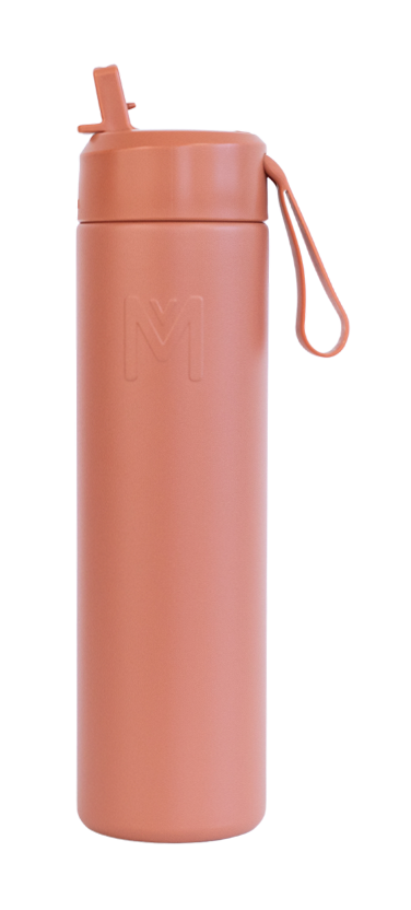 MontiiCo Fusion 700ml Drink Bottle Sipper - Clay