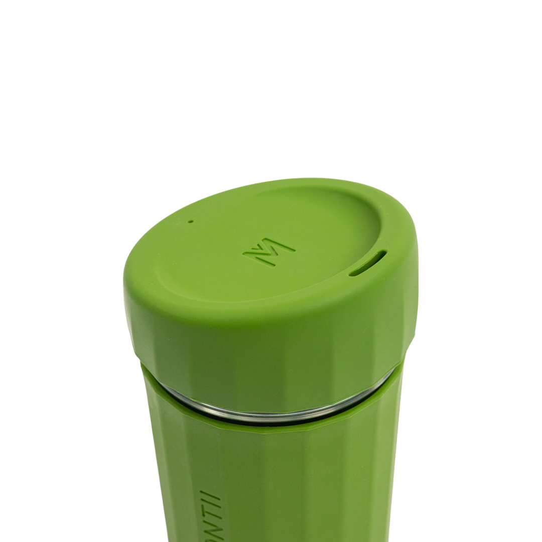 MontiiCo Brew Glass Coffee Cup - Pickle