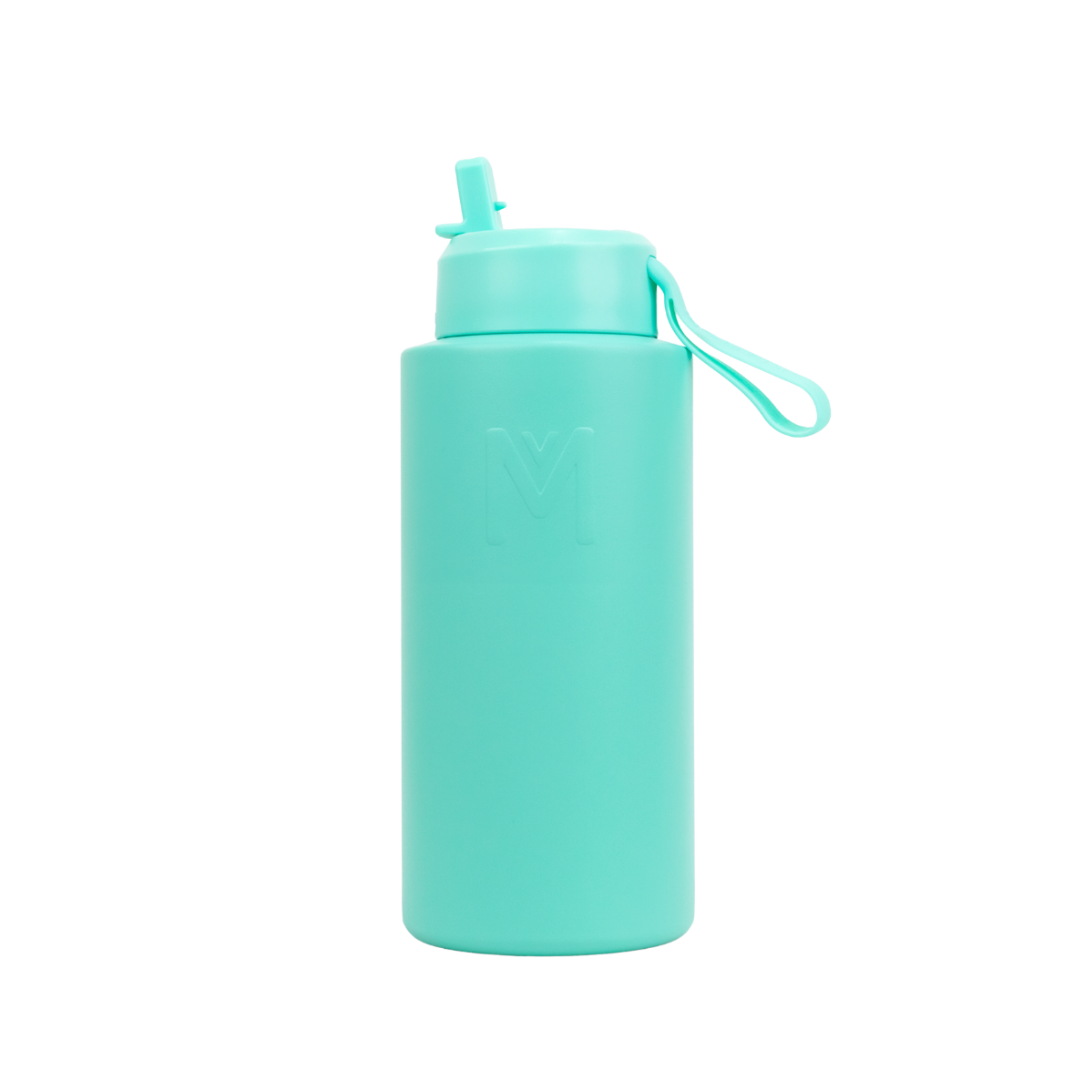 MontiiCo Fusion 1lt Drink Bottle Sipper - Lagoon
