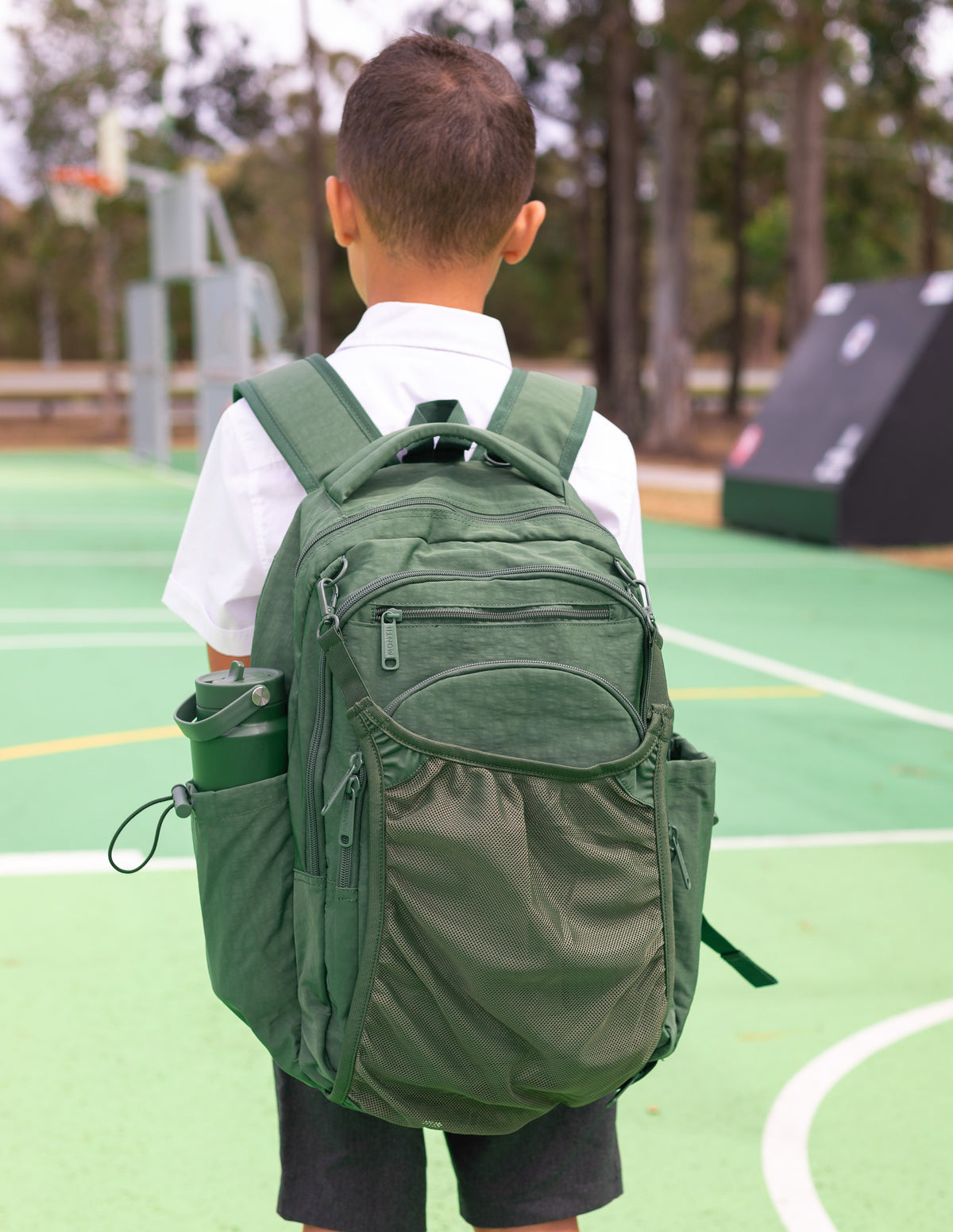 MontiiCo Sports School Bag Khaki