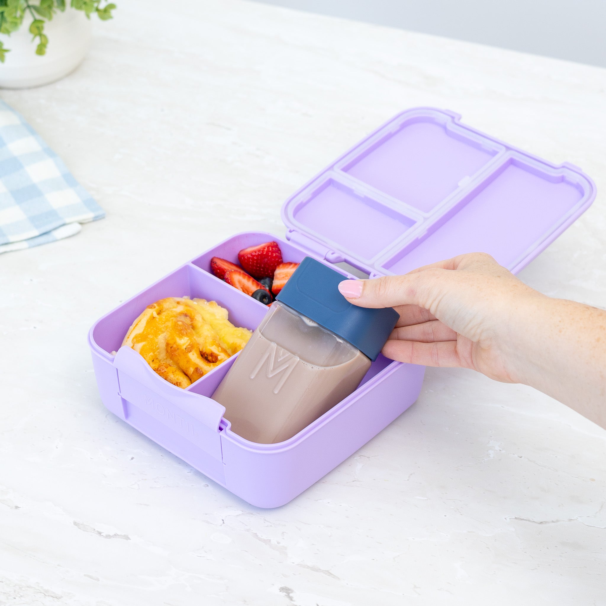 MontiiCo Bento Bottle 250ml Navy