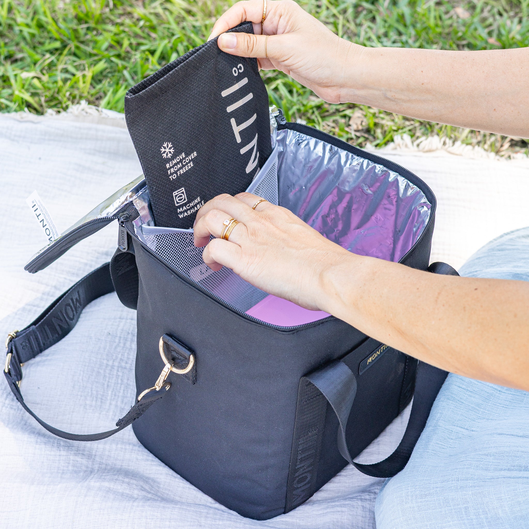 MontiiCo Midi Cooler Bag - Midnight V2