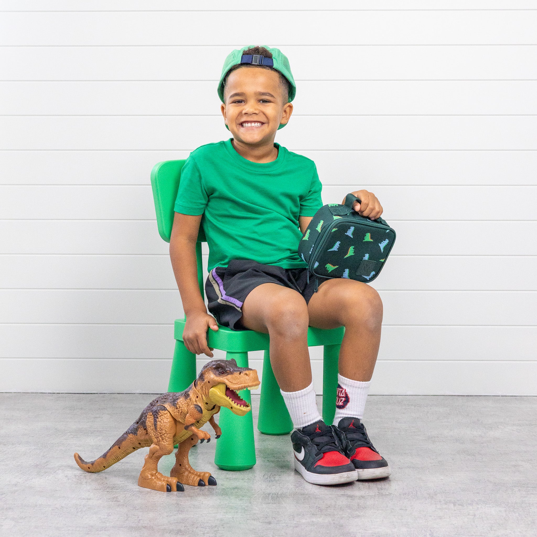 Montiico Mini Insulated Lunchbag with Clip Dinosaur