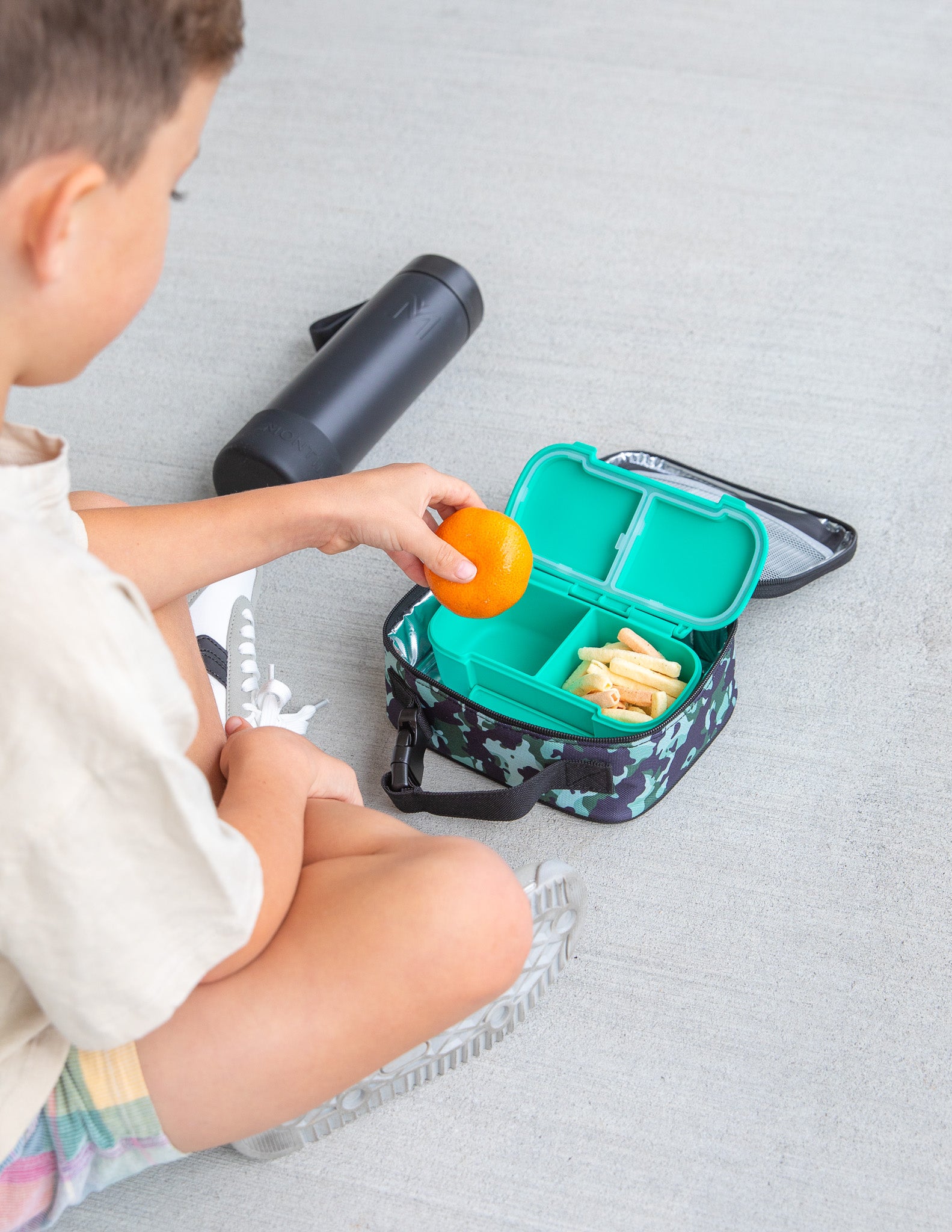 Montiico Mini Insulated Lunchbag with Clip Stealth