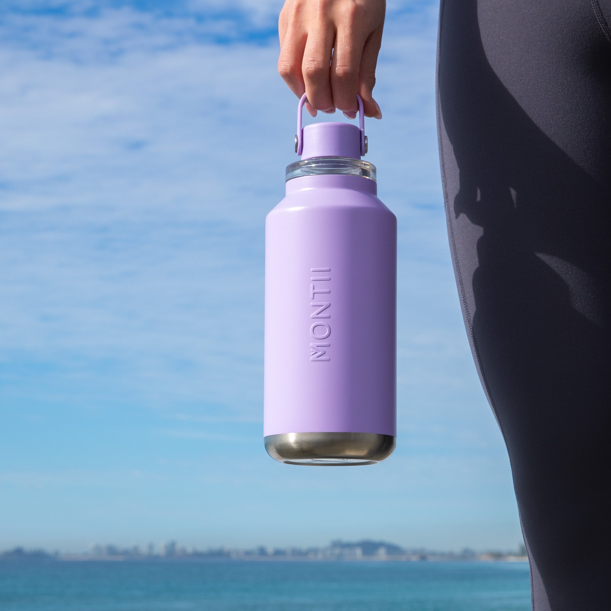 MontiiCo Quench Drink Bottle 1L - Lilac
