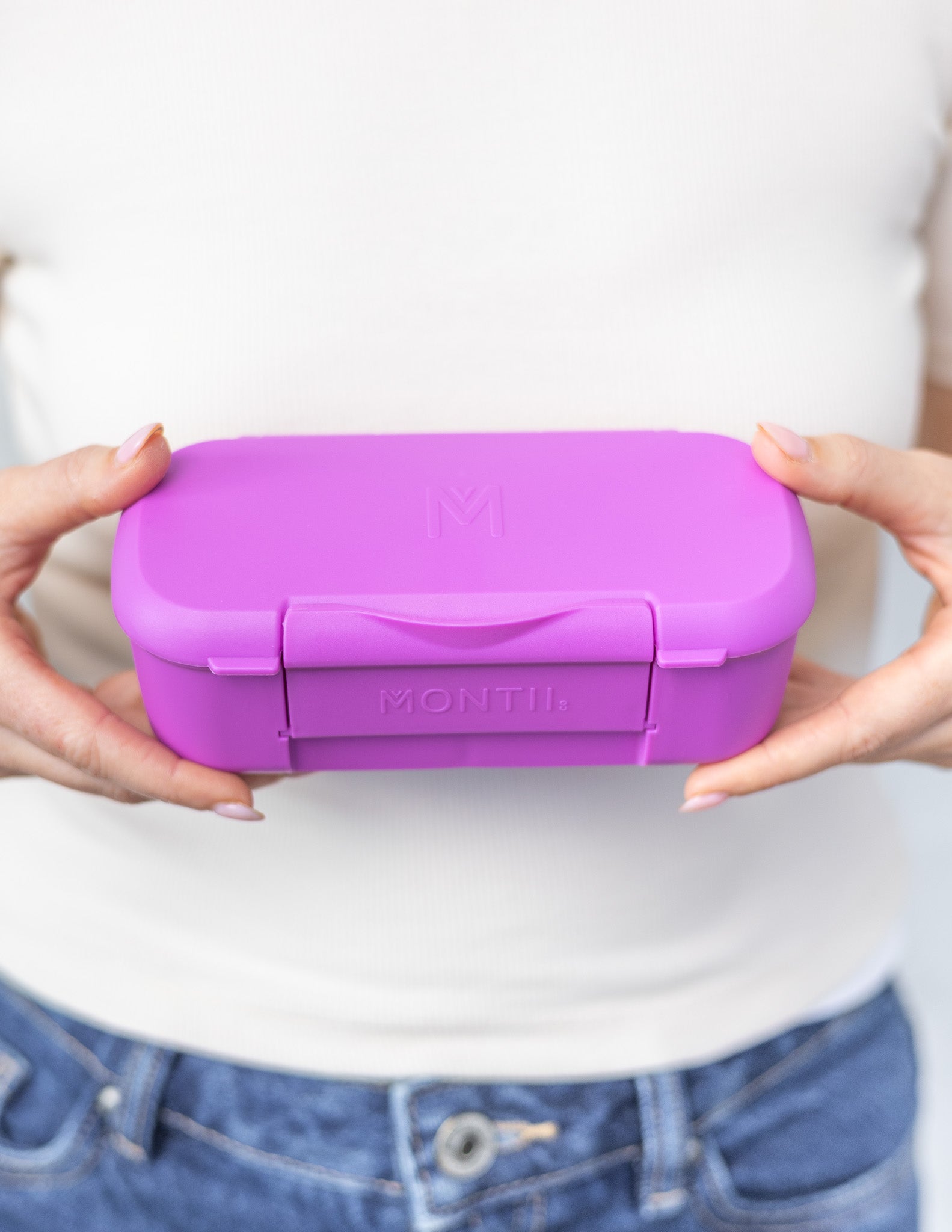 MontiiCo Snack Lunch Box - Fuchsia