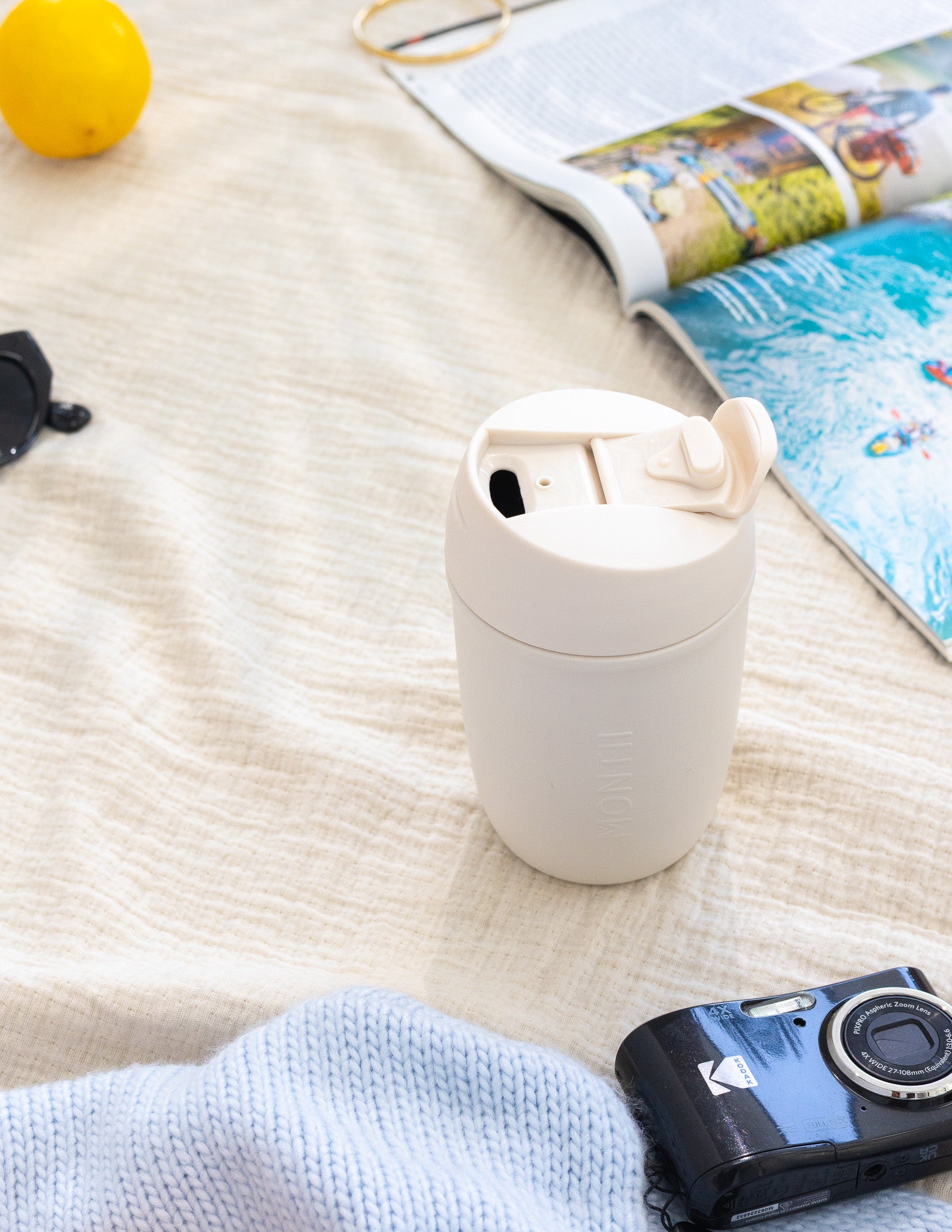 MontiiCo 380ml Coffee Cup - Cream