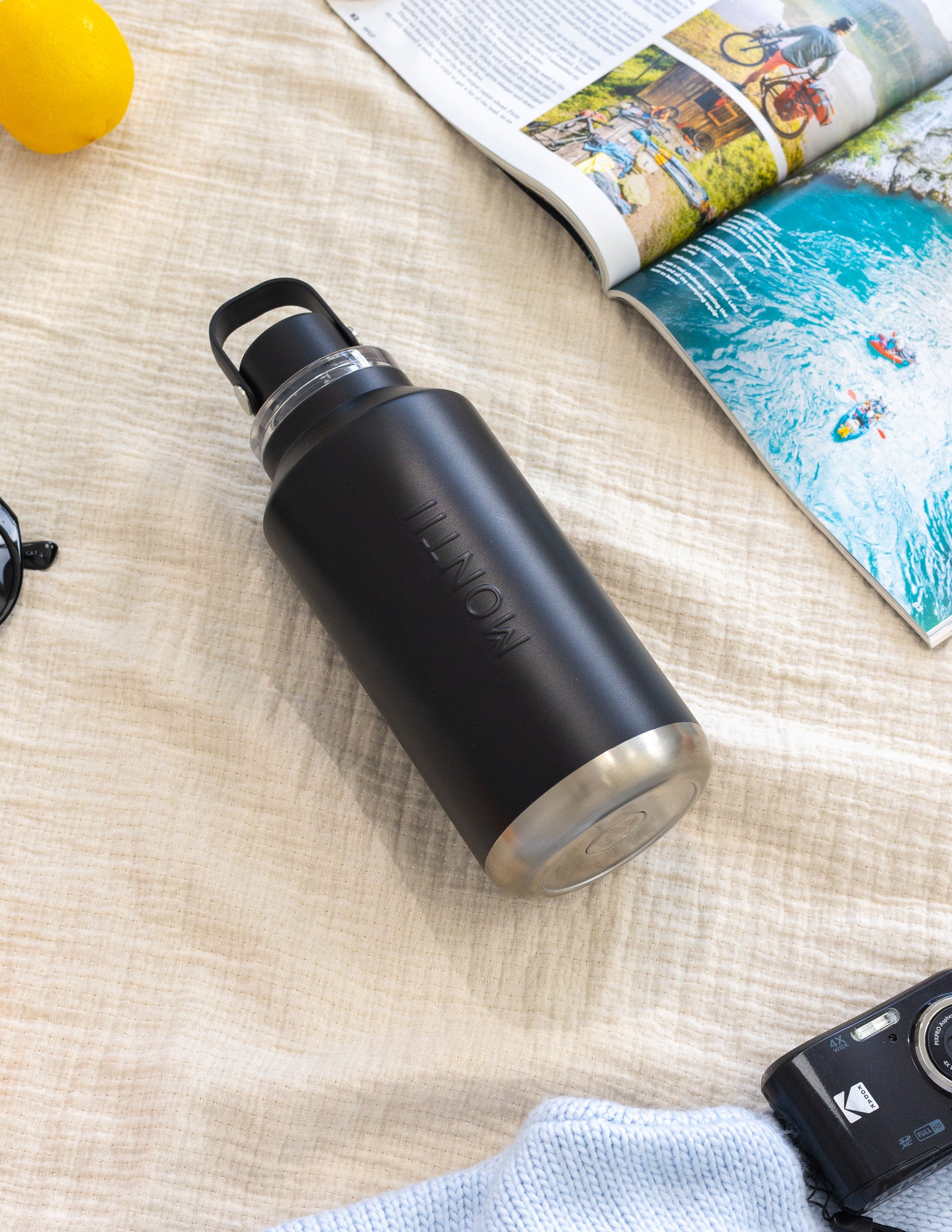 MontiiCo Quench Drink Bottle 1L - Midnight