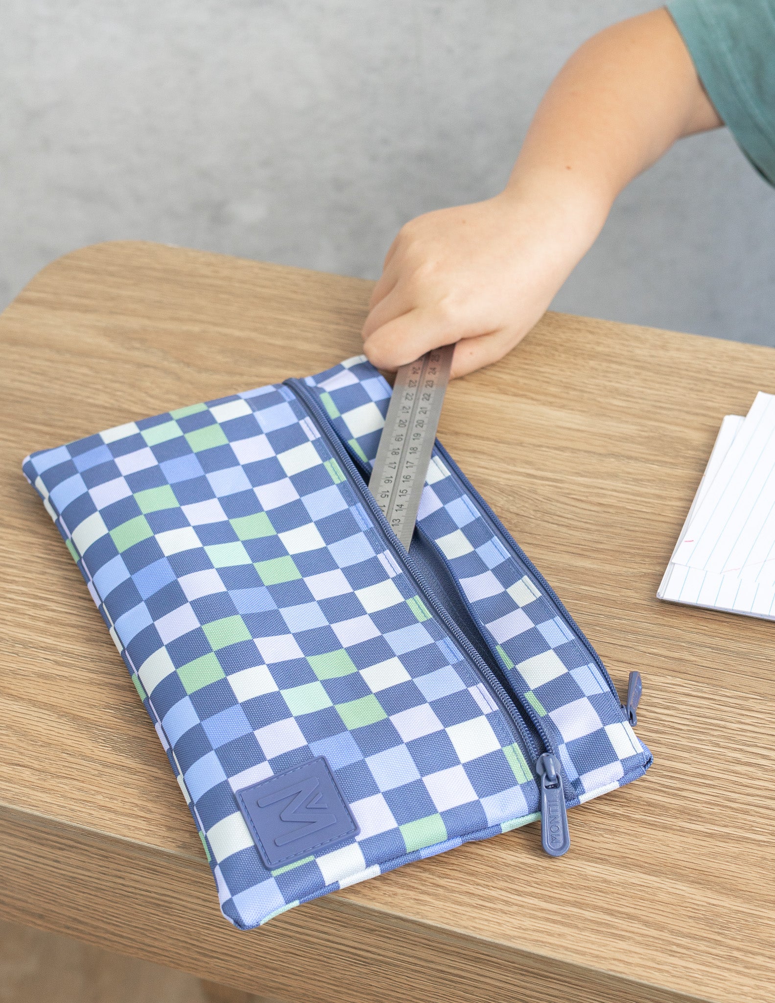 MontiiCo Pencil Case Checkmate