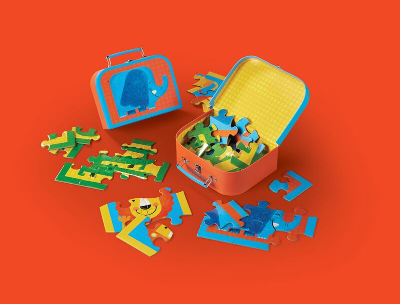 Crocodile Creek My First Puzzle Case - Jungle