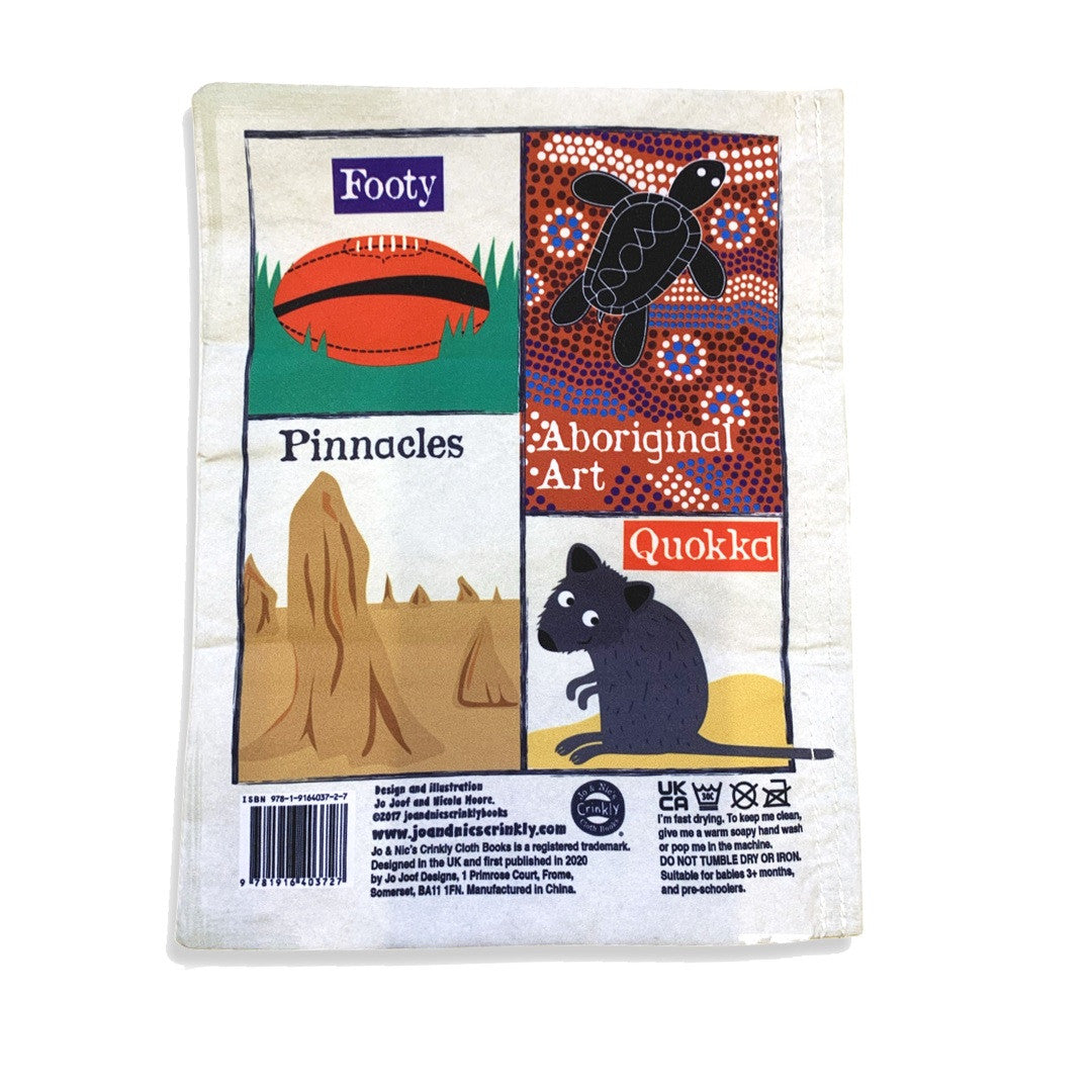 Jo and Nics Crinkly Cloth Book All About Australia