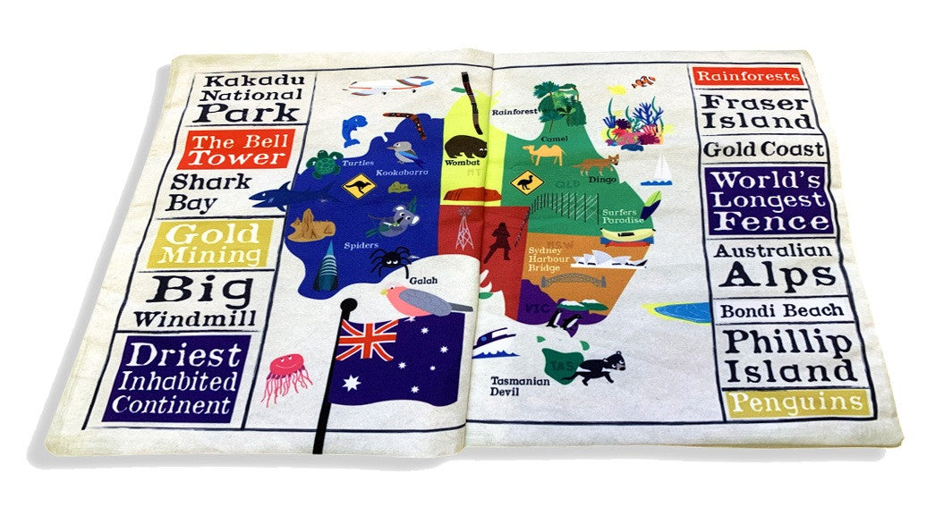 Jo and Nics Crinkly Cloth Book All About Australia