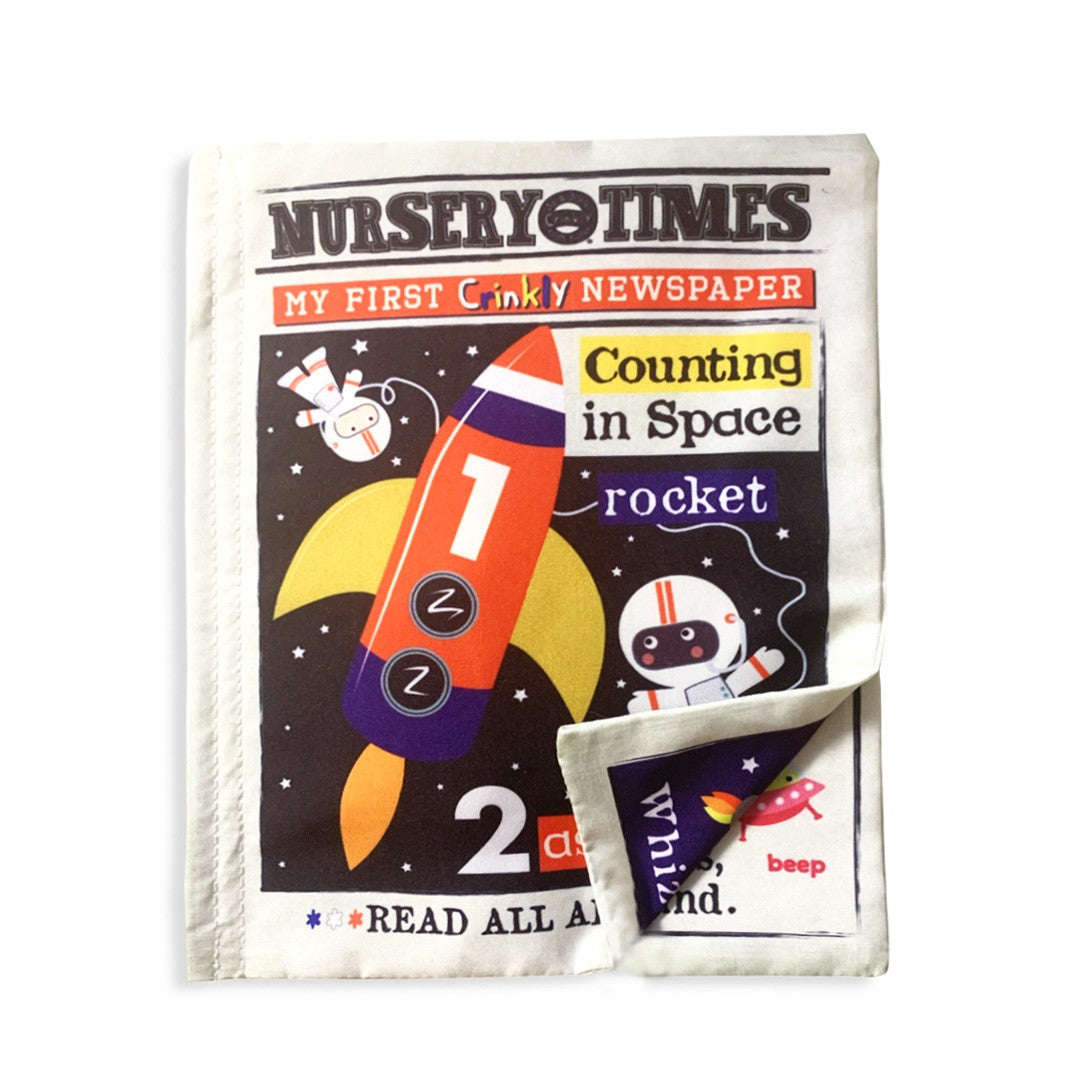 Jo and Nics Crinkly Cloth Book Counting in Space