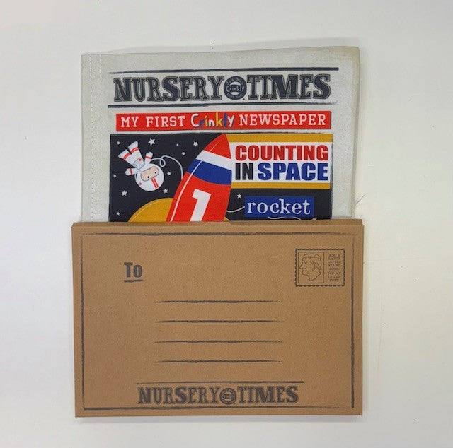 Jo and Nics Crinkly Cloth Book Counting in Space
