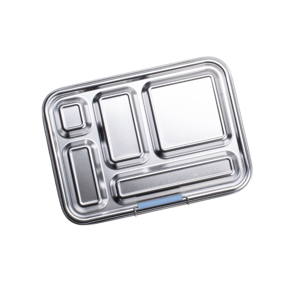 Nestling Stainless Steel Bento Box Dusty Blue