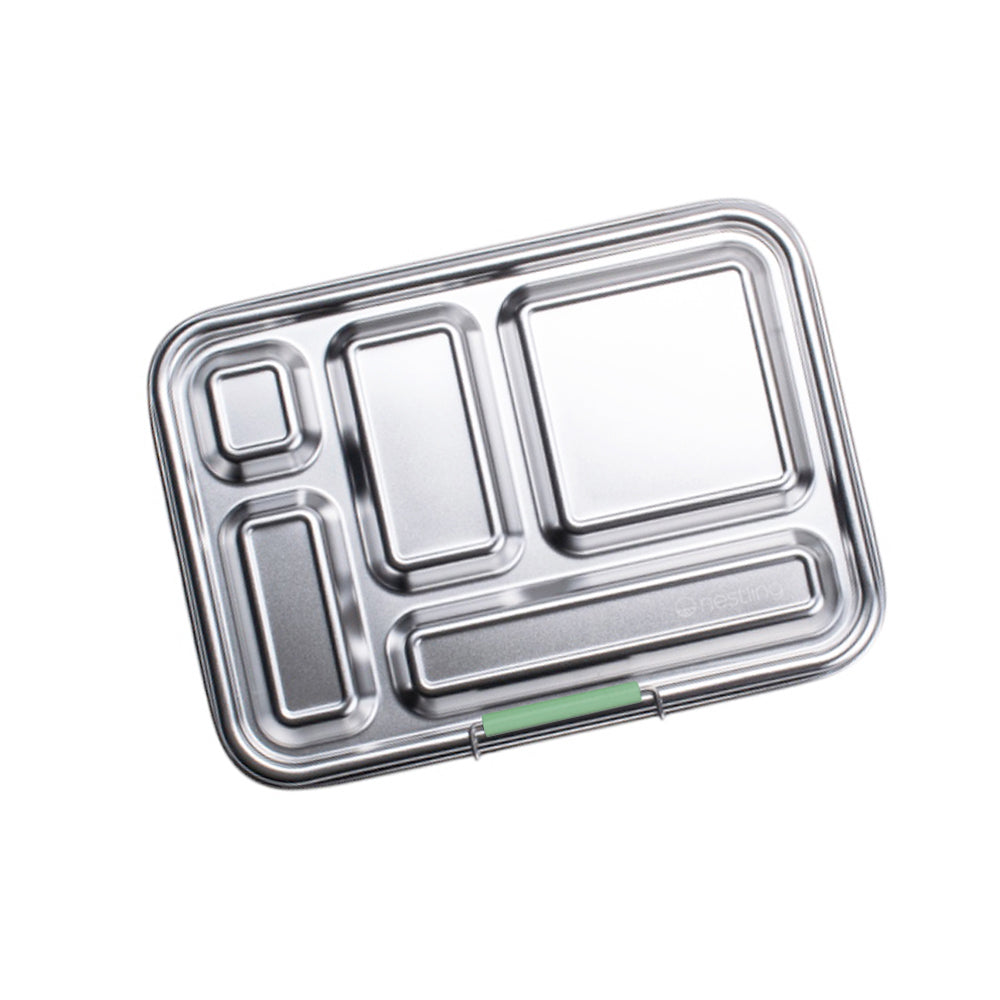 Nestling Stainless Steel Bento Box Sage