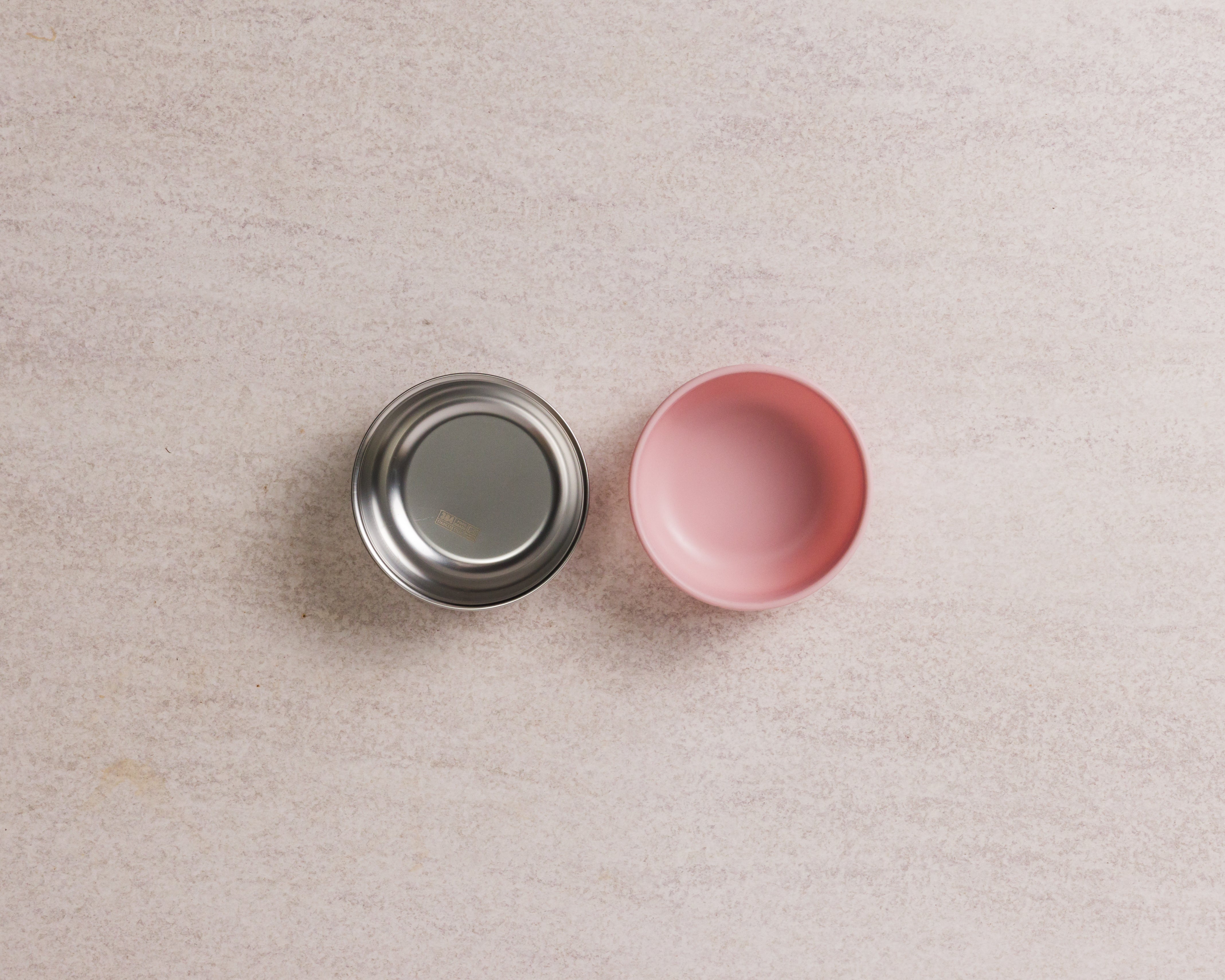 Nestling Stainless Steel Suction Bowl Dusty Pink