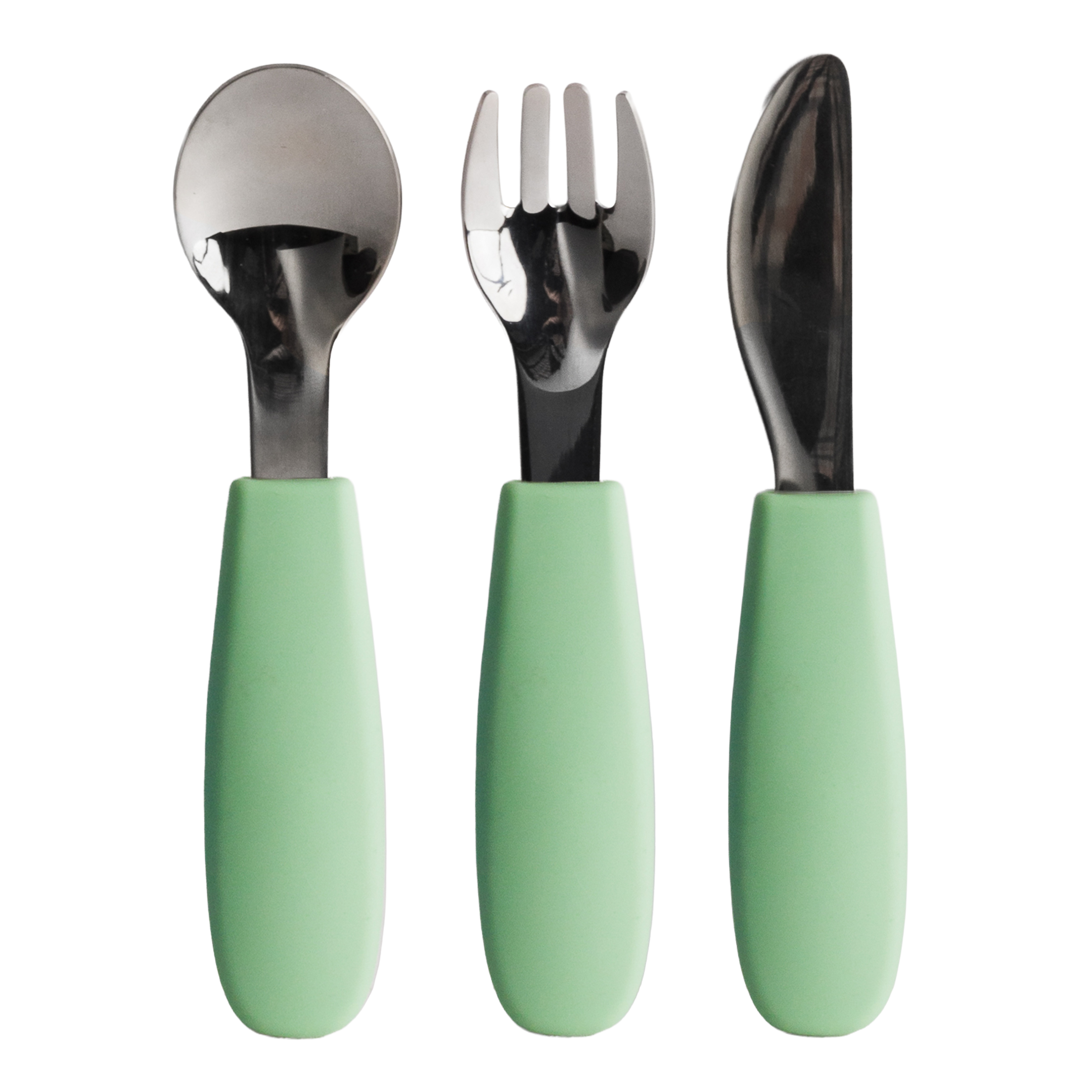 Nestling Toddler Cutlery 3pk Sage