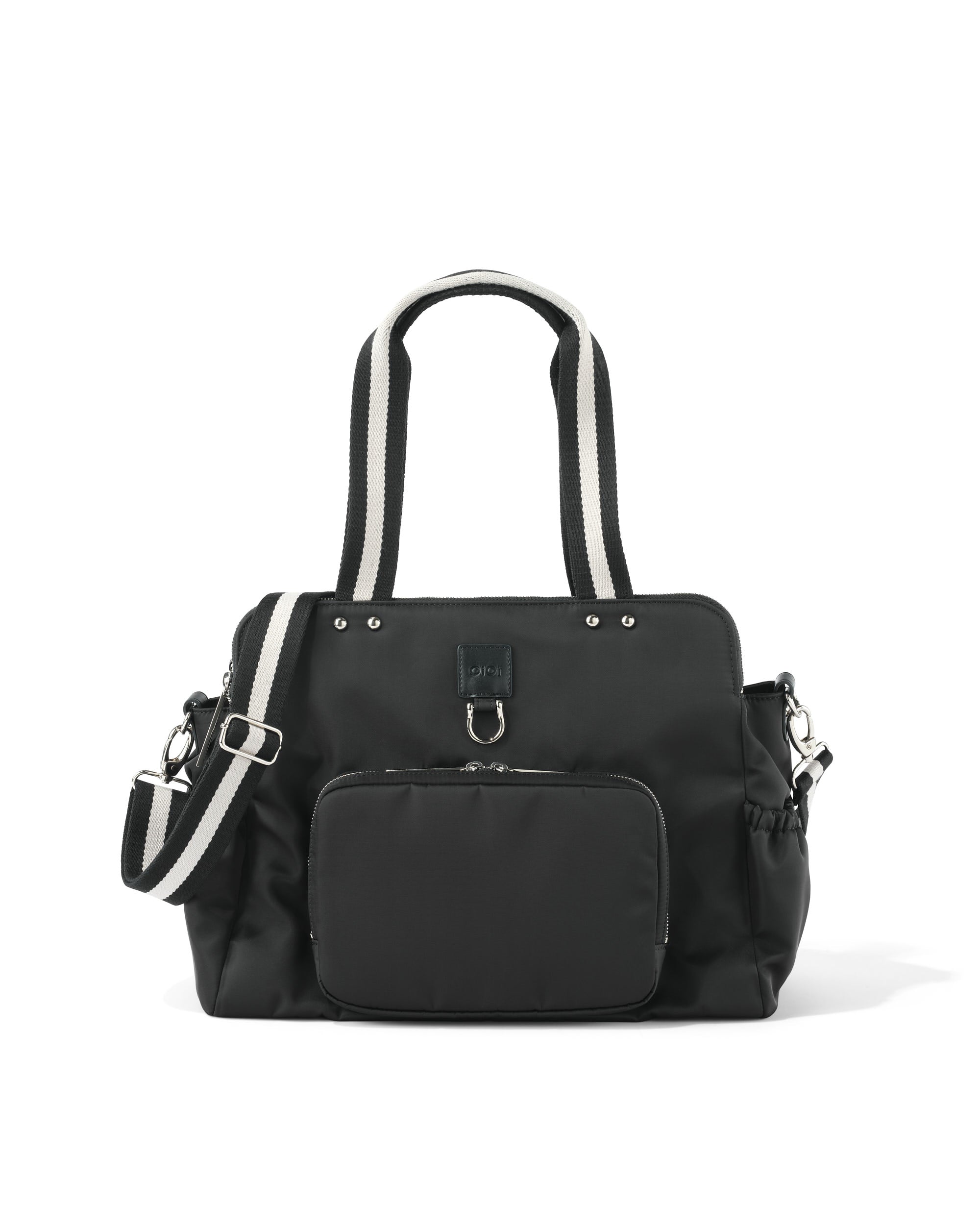 OiOi Nylon Triple Tote Black